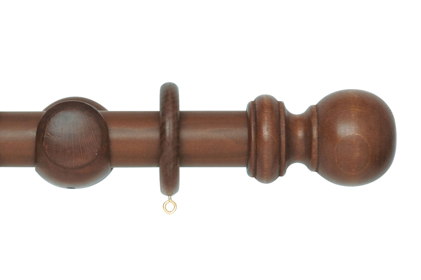 Hallis Woodline 35mm Wooden Curtain Pole - Rosewood