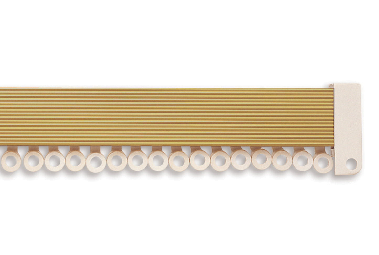 Hallis Superglide Uncorded Metal Curtain Track - Gold