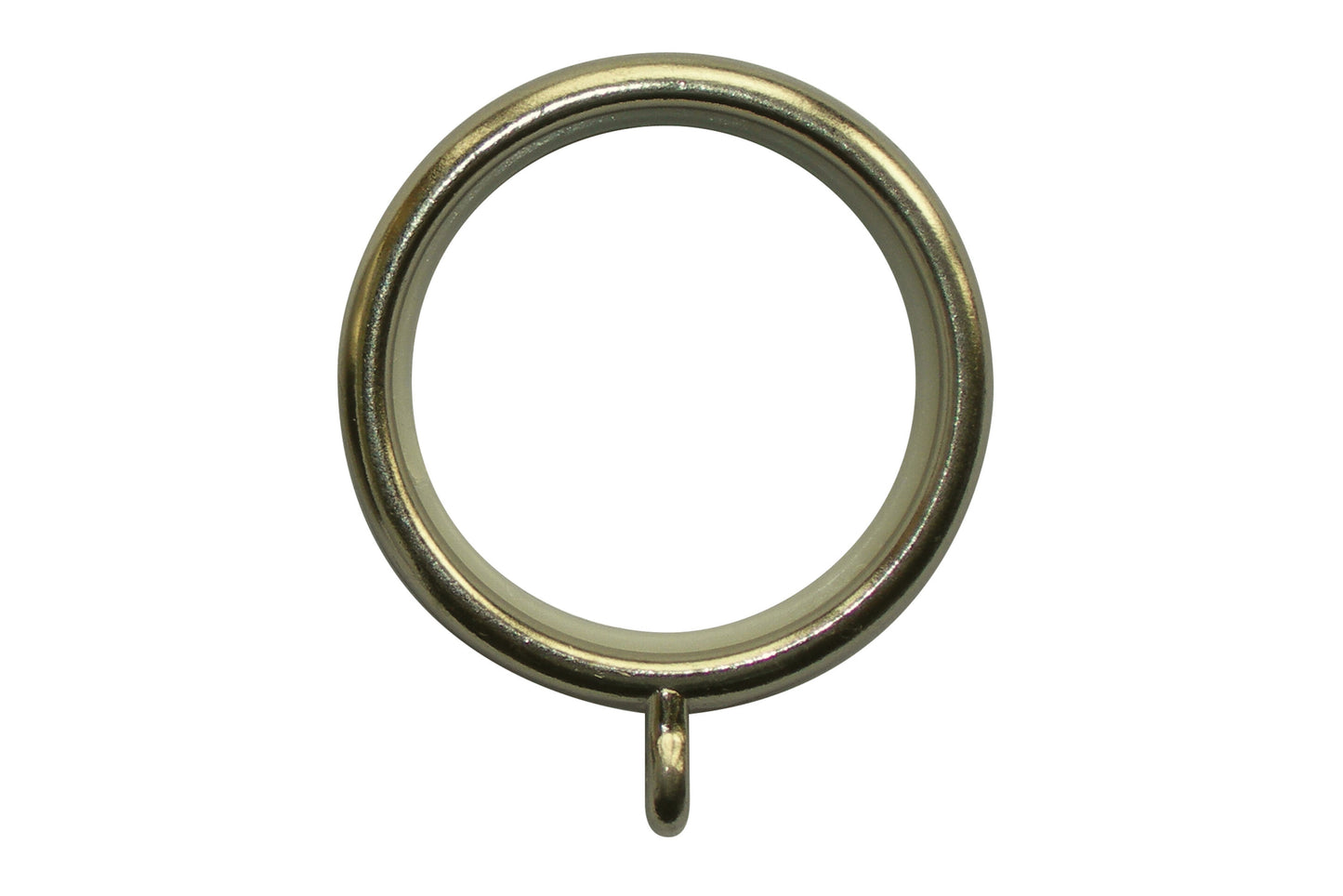 Neo 28mm Metal Curtain Rings (Pack of 6) - Spun Brass