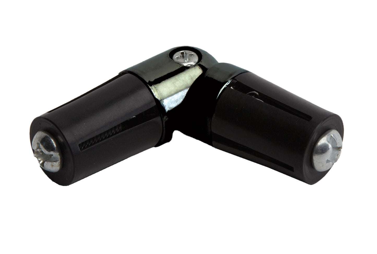 Hallis Neo 19mm Metal Curtain Pole Corner Joint - Black Nickel