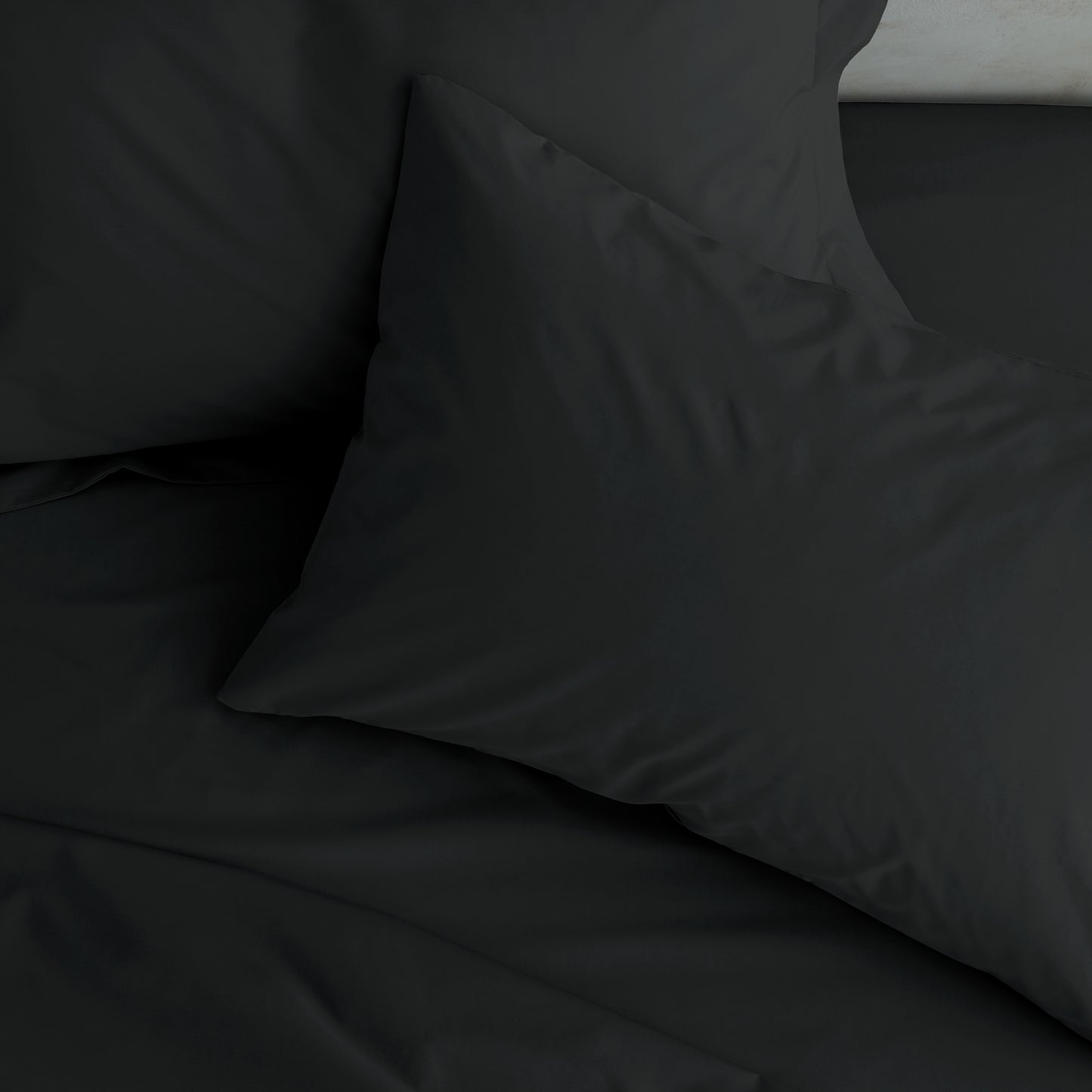 Catherine Lansfield Easy Iron Percale Fitted Sheet - Black