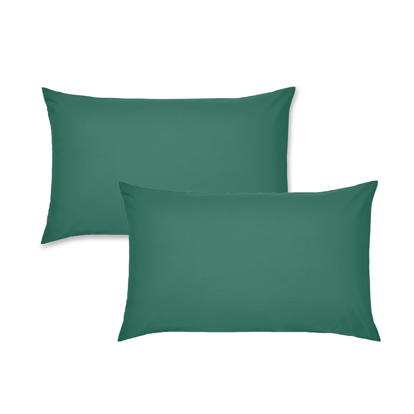 Catherine Lansfield Easy Iron Percale Fitted Sheet - Dark Green