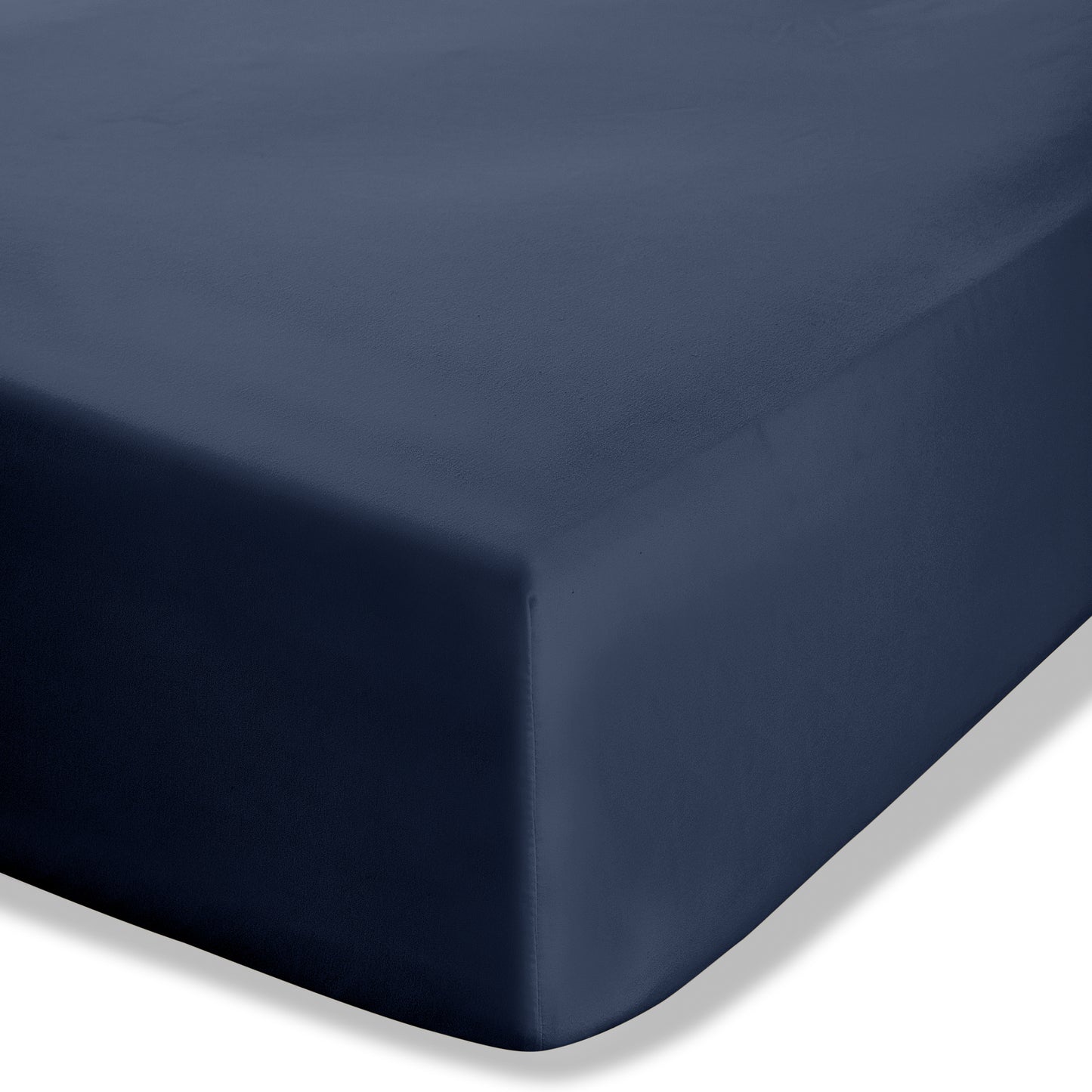 Catherine Lansfield Easy Iron Percale Fitted Sheet - Navy