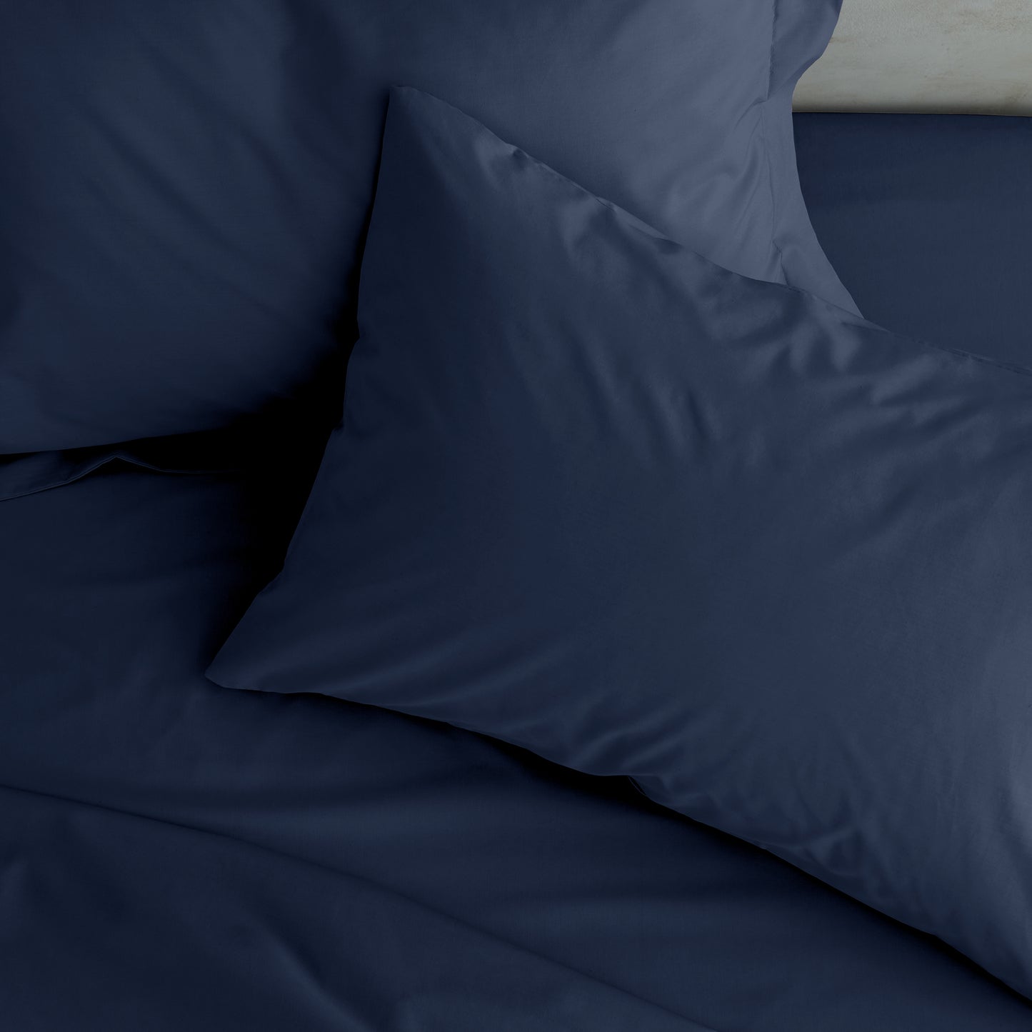 Catherine Lansfield Easy Iron Percale Fitted Sheet - Navy