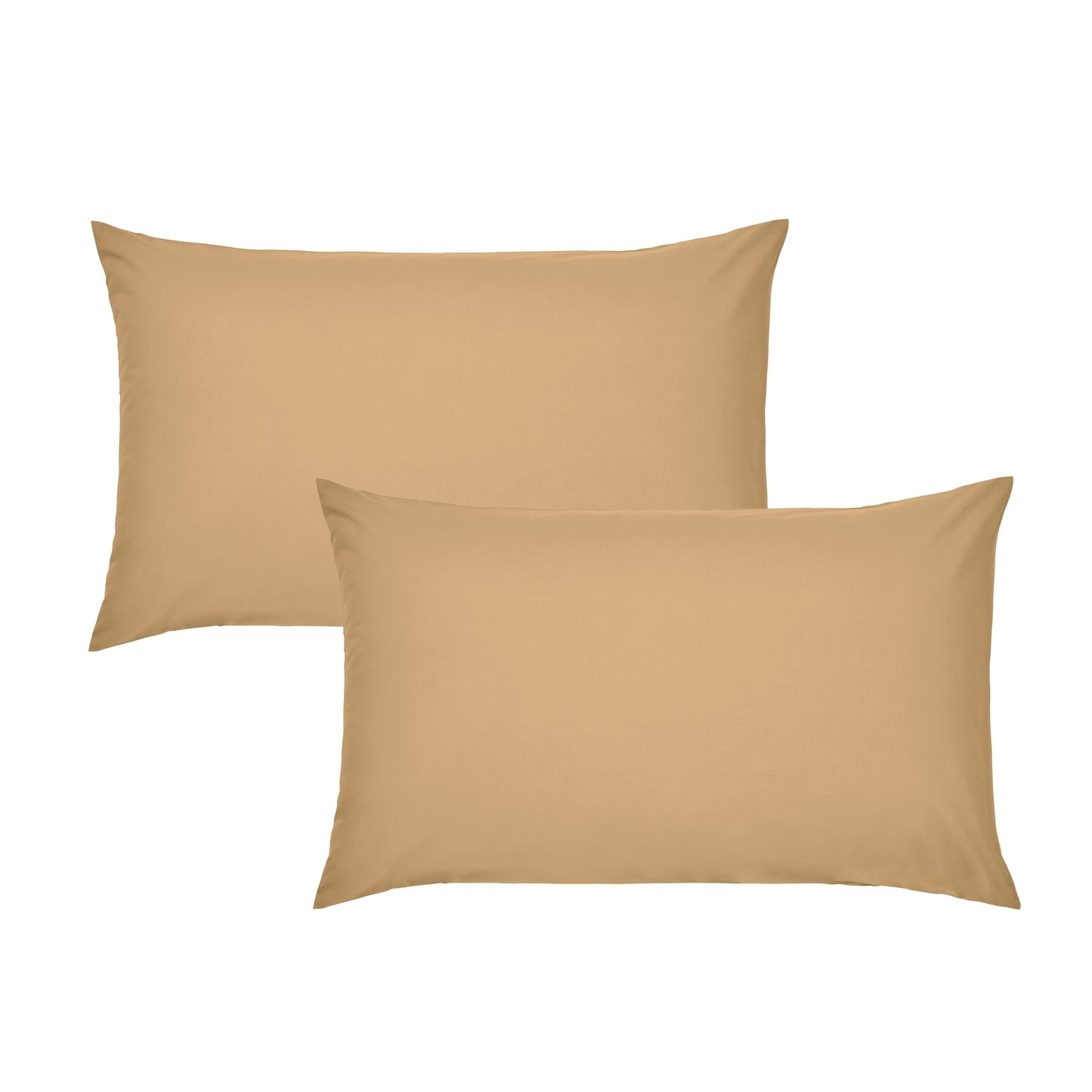 Catherine Lansfield Easy Iron Percale Fitted Sheet - Caramel