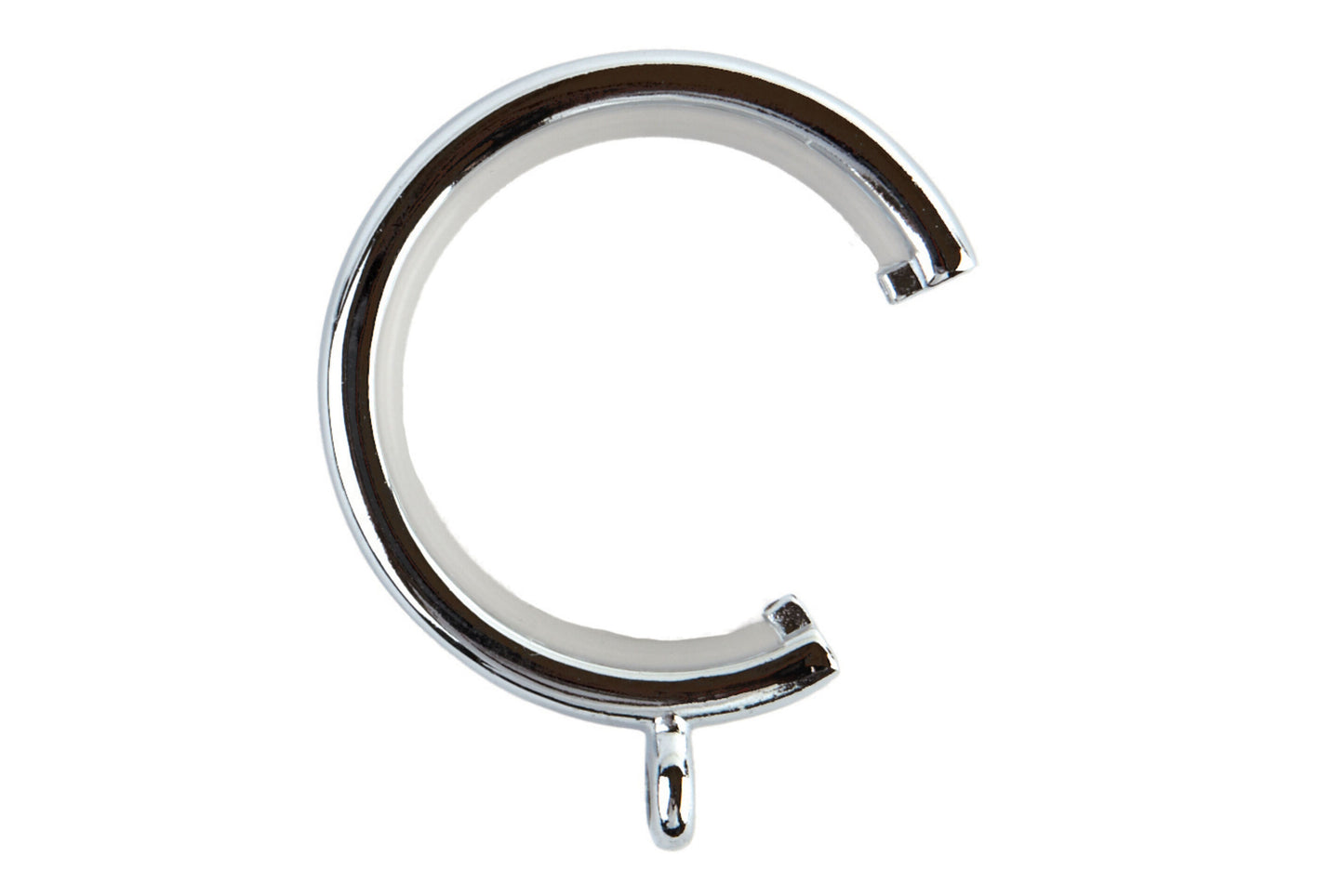 Neo 28mm Metal Curtain Passing Rings (Pack of 6) - Chrome