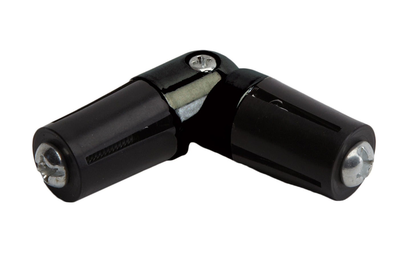 Hallis Neo 28mm Metal Curtain Pole Corner Joint - Black Nickel