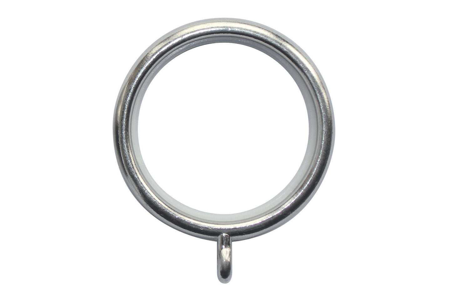 Neo 35mm Metal Curtain Rings (Pack of 6) - Stainless Steel