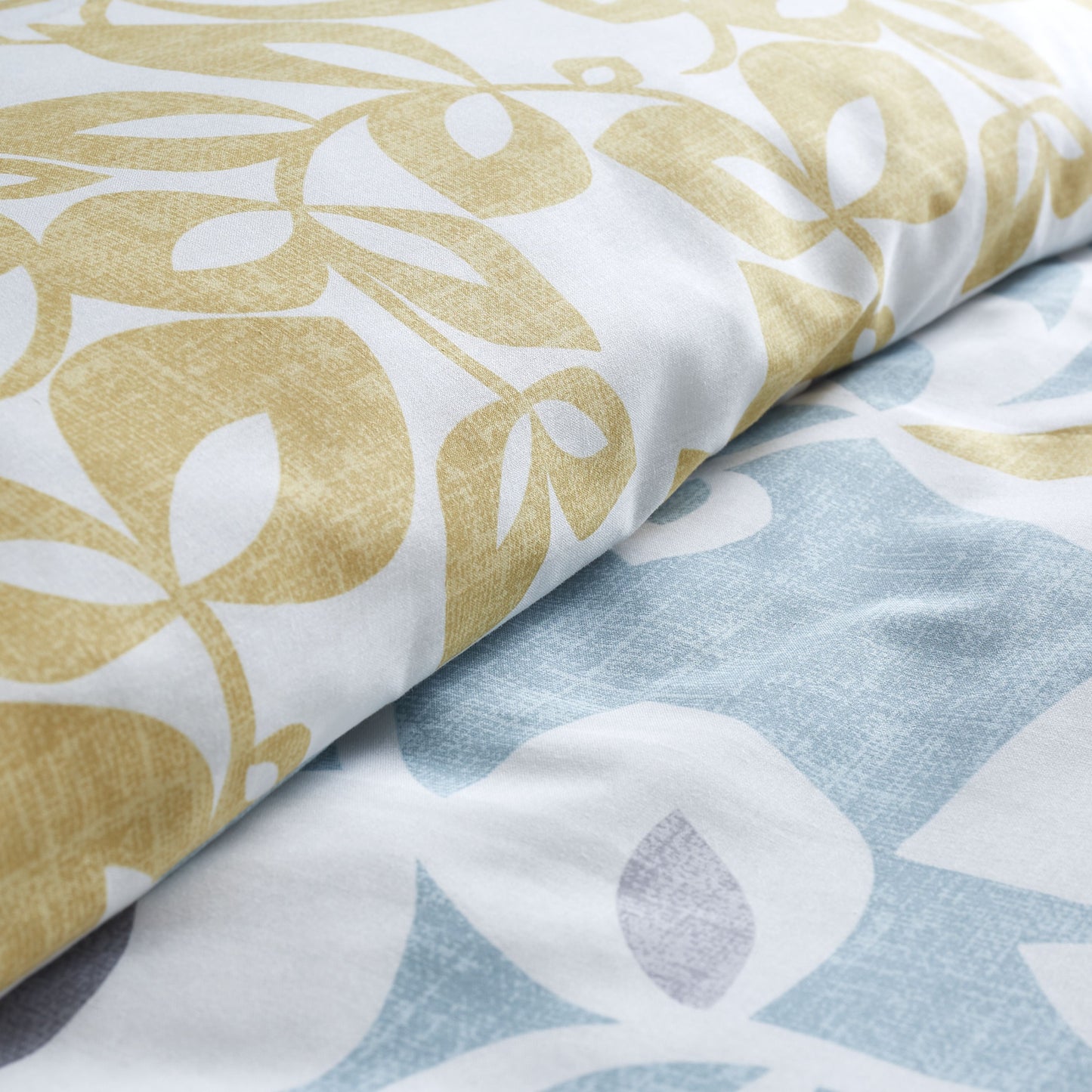 Catherine Lansfield Inga Leaf Duvet Cover Set - Teal