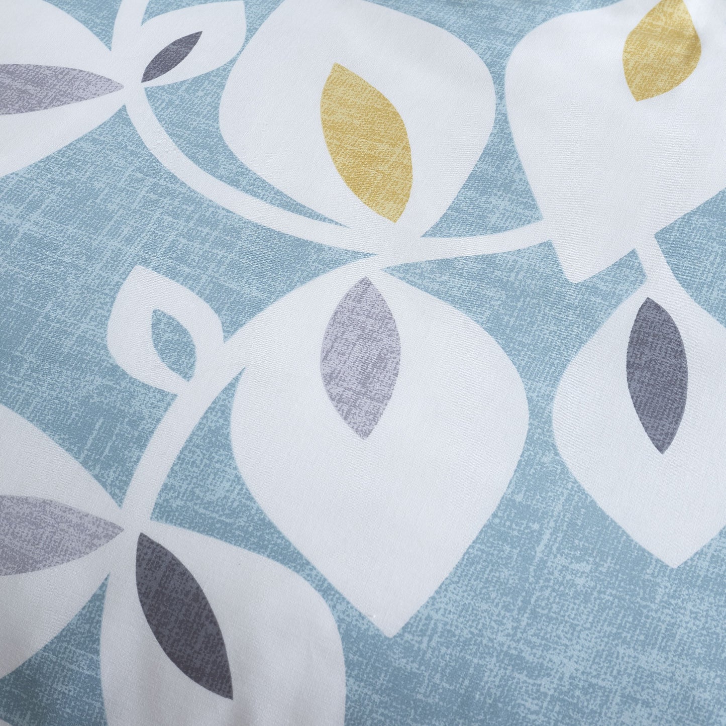Catherine Lansfield Inga Leaf Duvet Cover Set - Teal