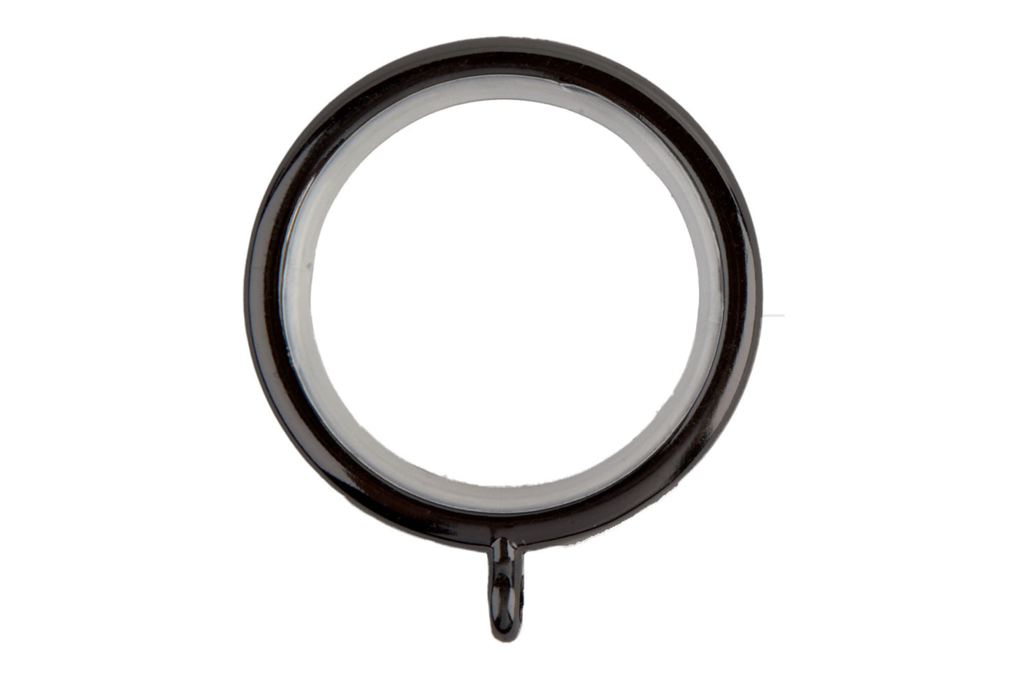 Neo 35mm Metal Curtain Rings (Pack of 6) - Black Nickel