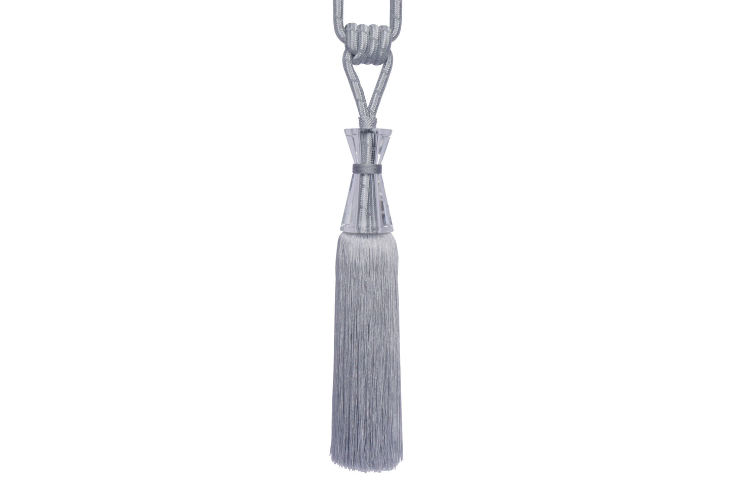 Hallis Pinot Tassel Tieback - Silver Grey
