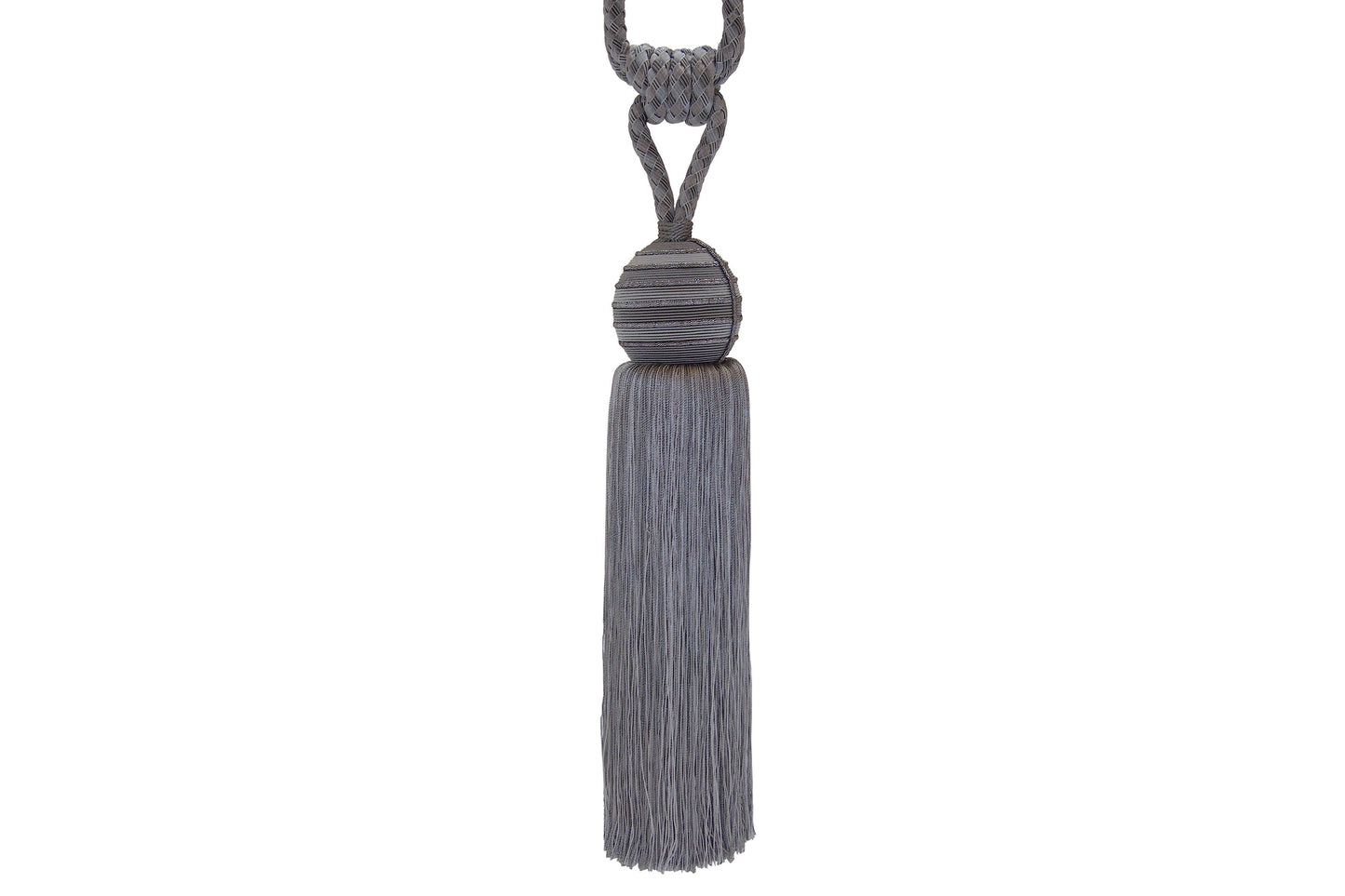 Hallis Verona Tassel Tieback - Silver Grey