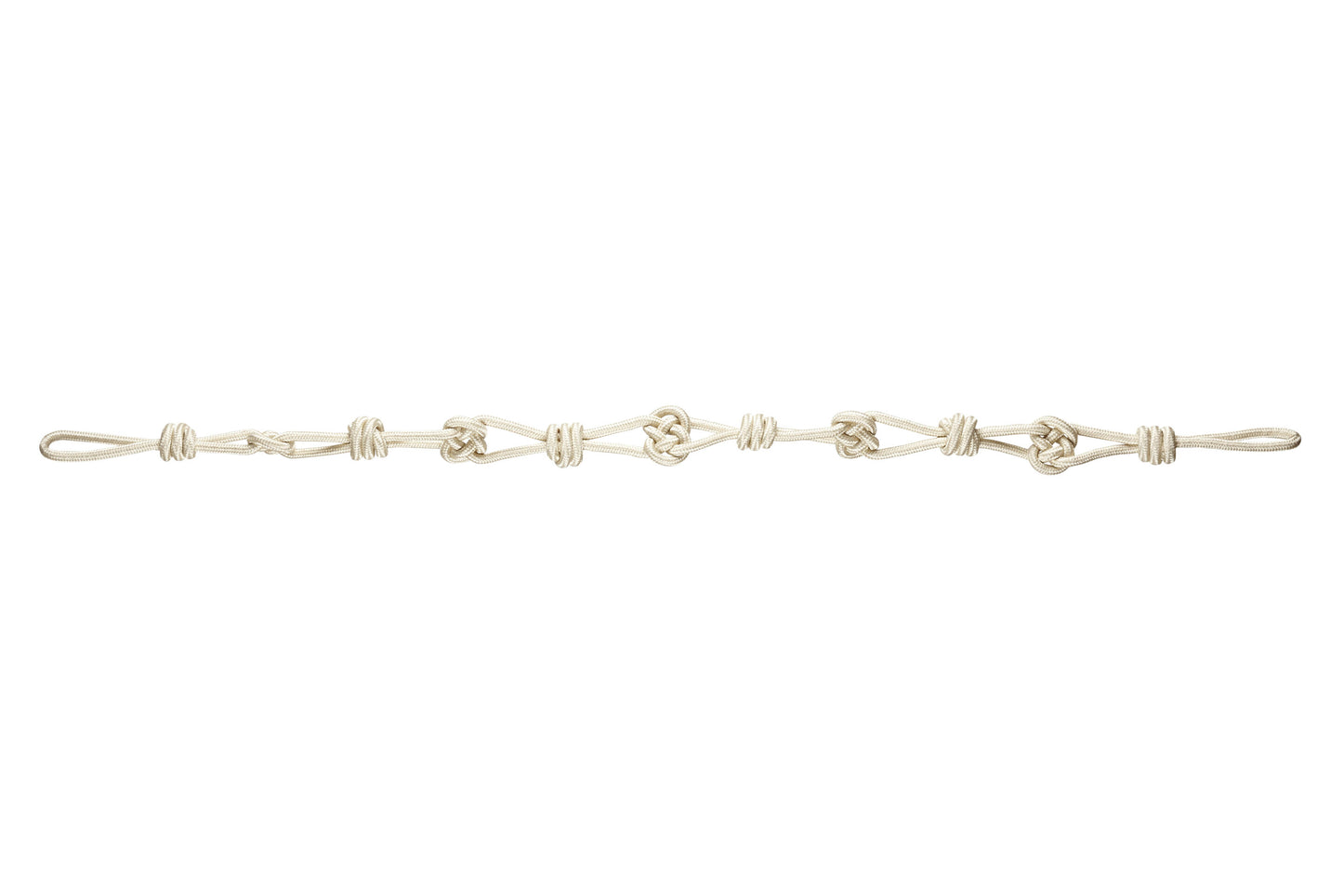 Hallis Accord Knotted Rope Tieback - Cream