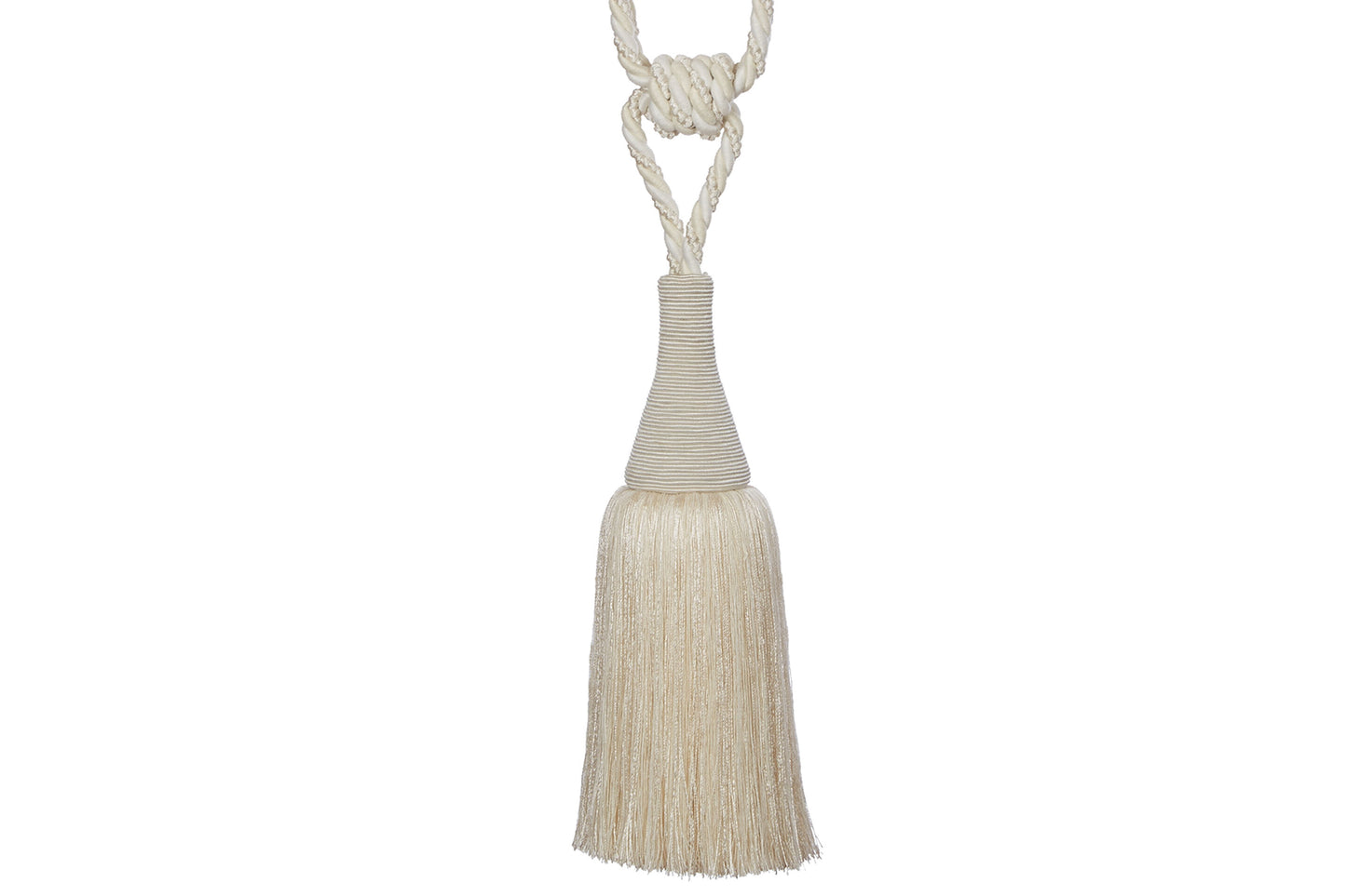 Hallis Colour Passion Trends Small Tassel Tieback - Pearl