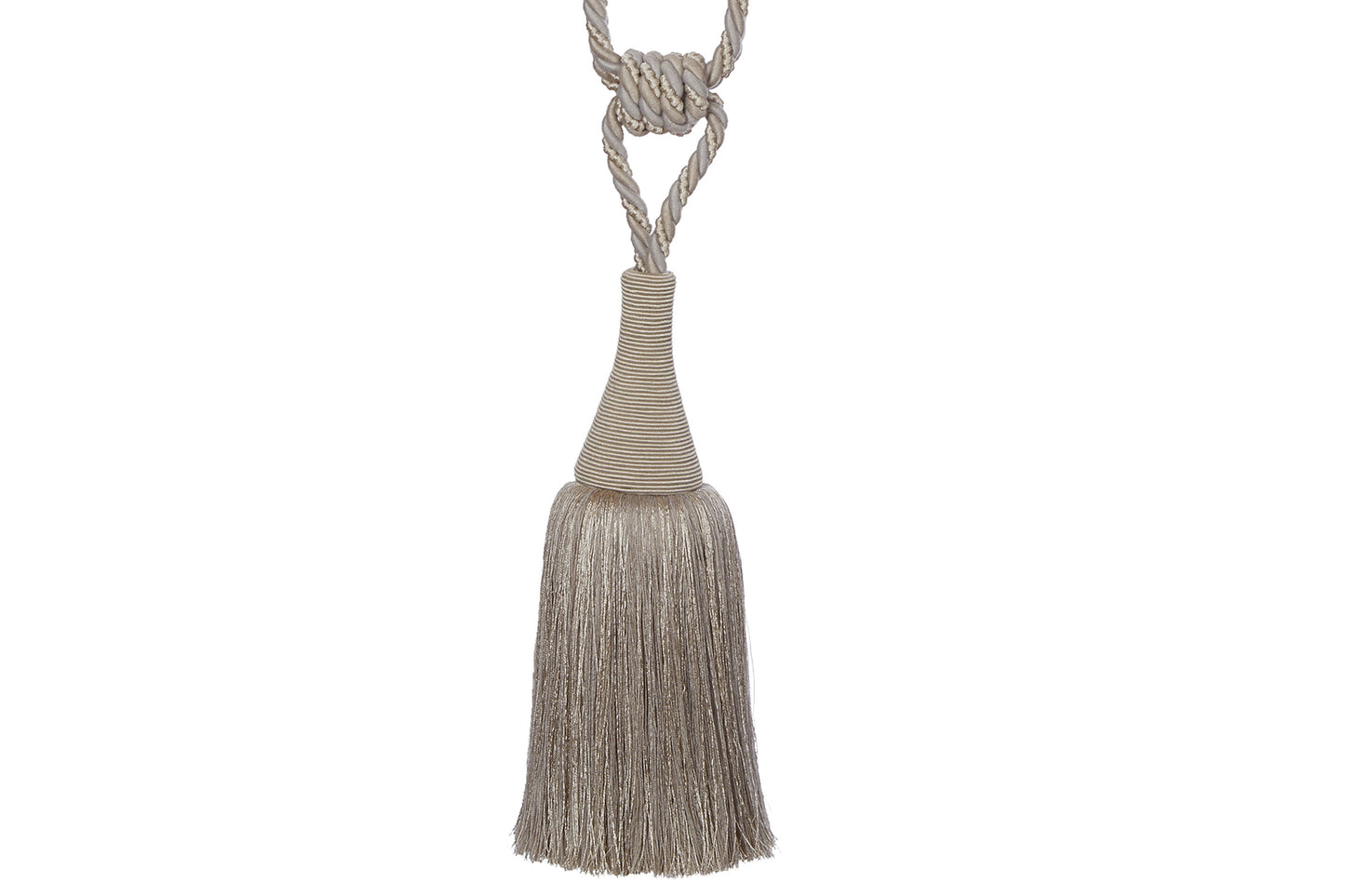 Hallis Colour Passion Trends Large Tassel Tieback - Silver Grey
