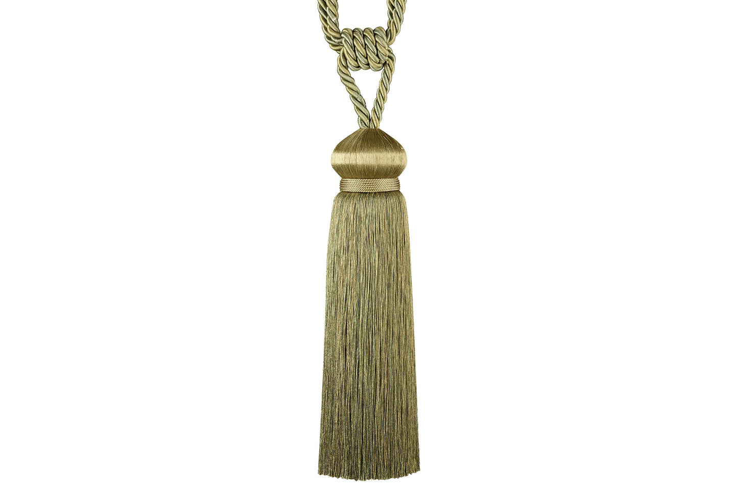 Hallis Rio Tassel Tieback - Green