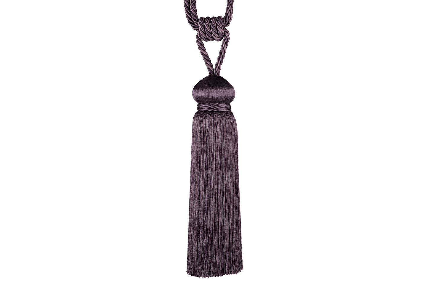 Hallis Rio Tassel Tieback - Damson