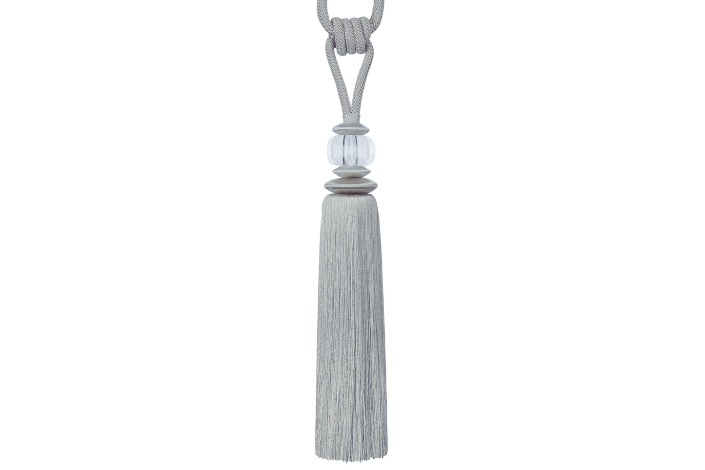 Hallis Mirage Tassel Tieback - Platinum