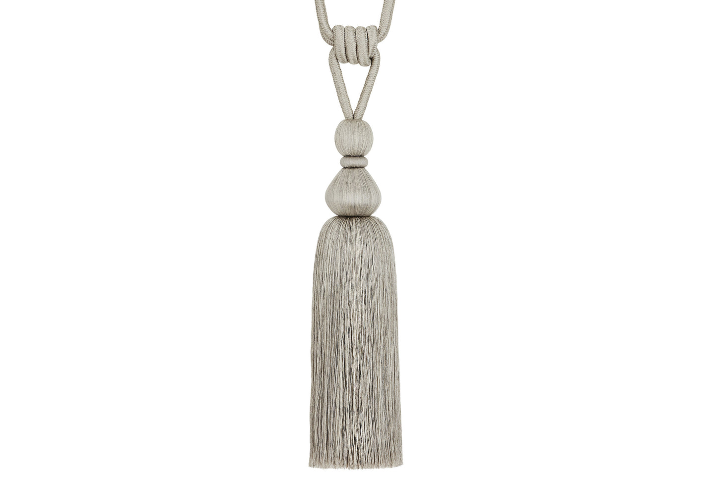 Hallis Grace Tassel Tieback - Silver