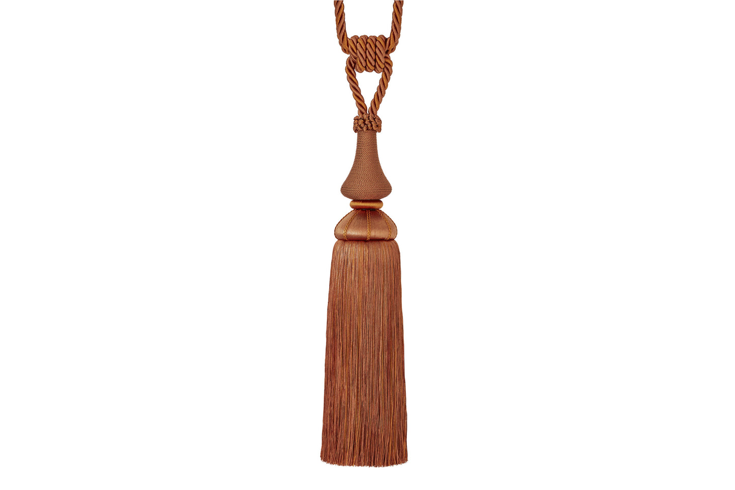 Hallis Ascot Tassel Tieback - Carnelian