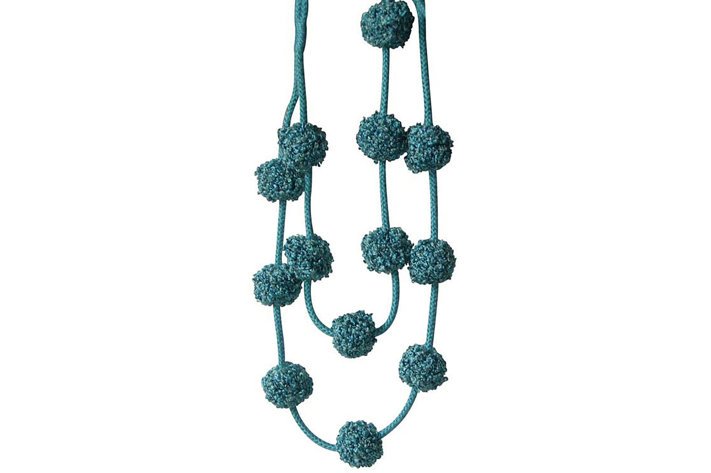 Hallis Opus Pom Pom Tieback - Peacock