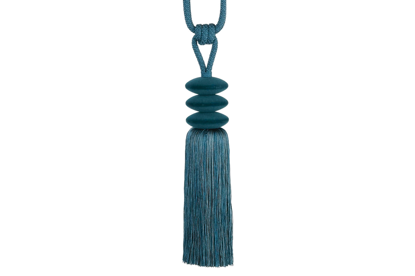 Hallis Opus Pebble Tassel Tieback - Peacock