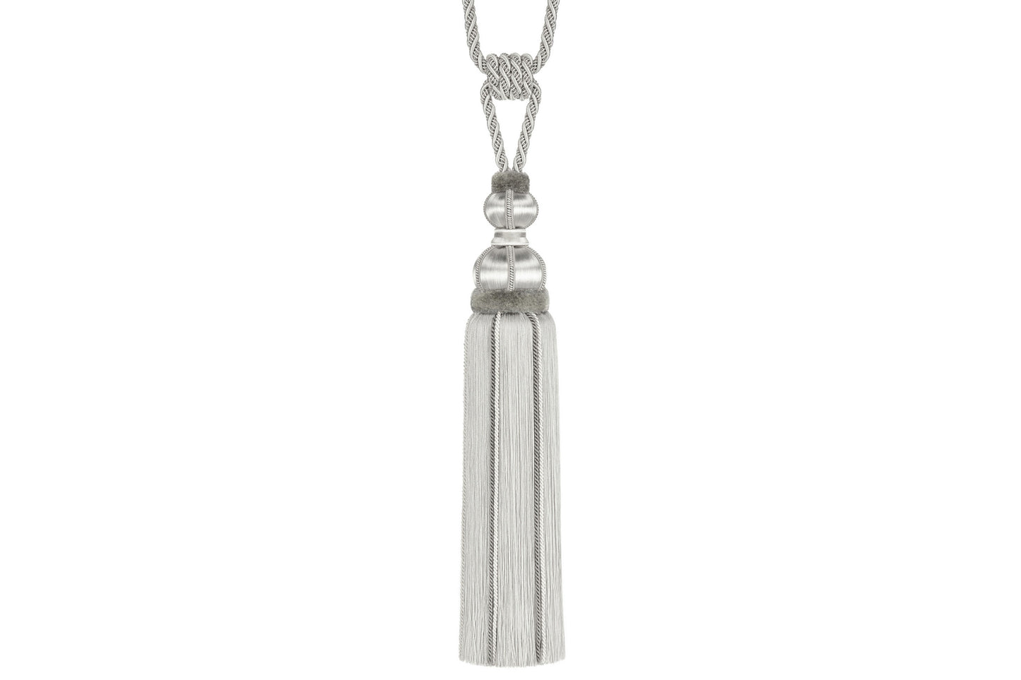 Hallis Antoinette Tassel Tieback - Silver