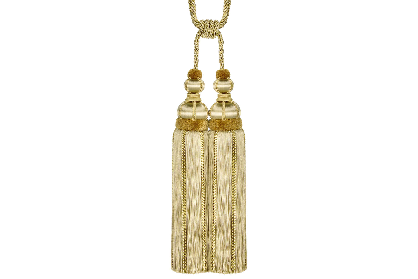 Hallis Antoinette Double Tassel Tieback - Gold