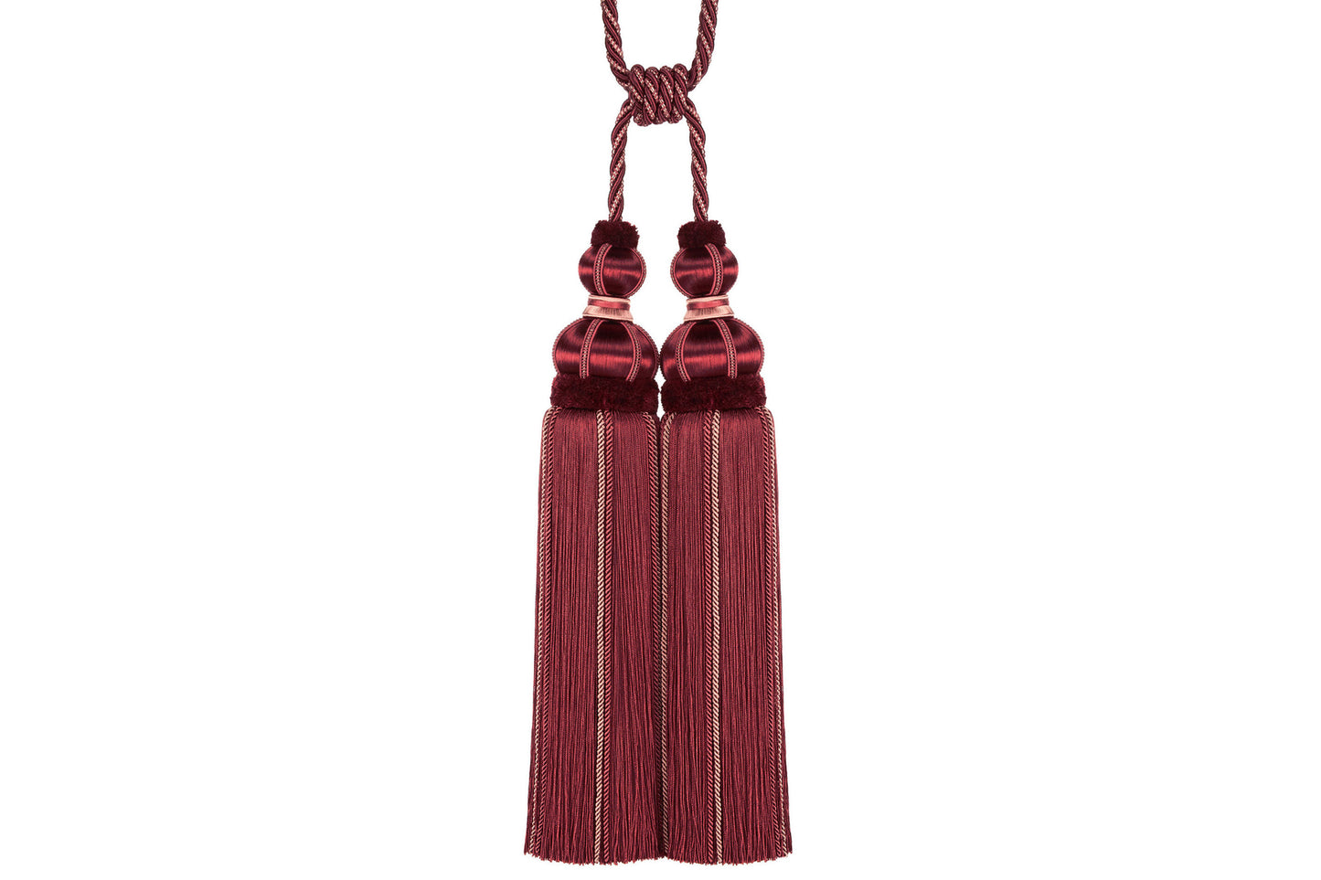 Hallis Antoinette Double Tassel Tieback - Rouge