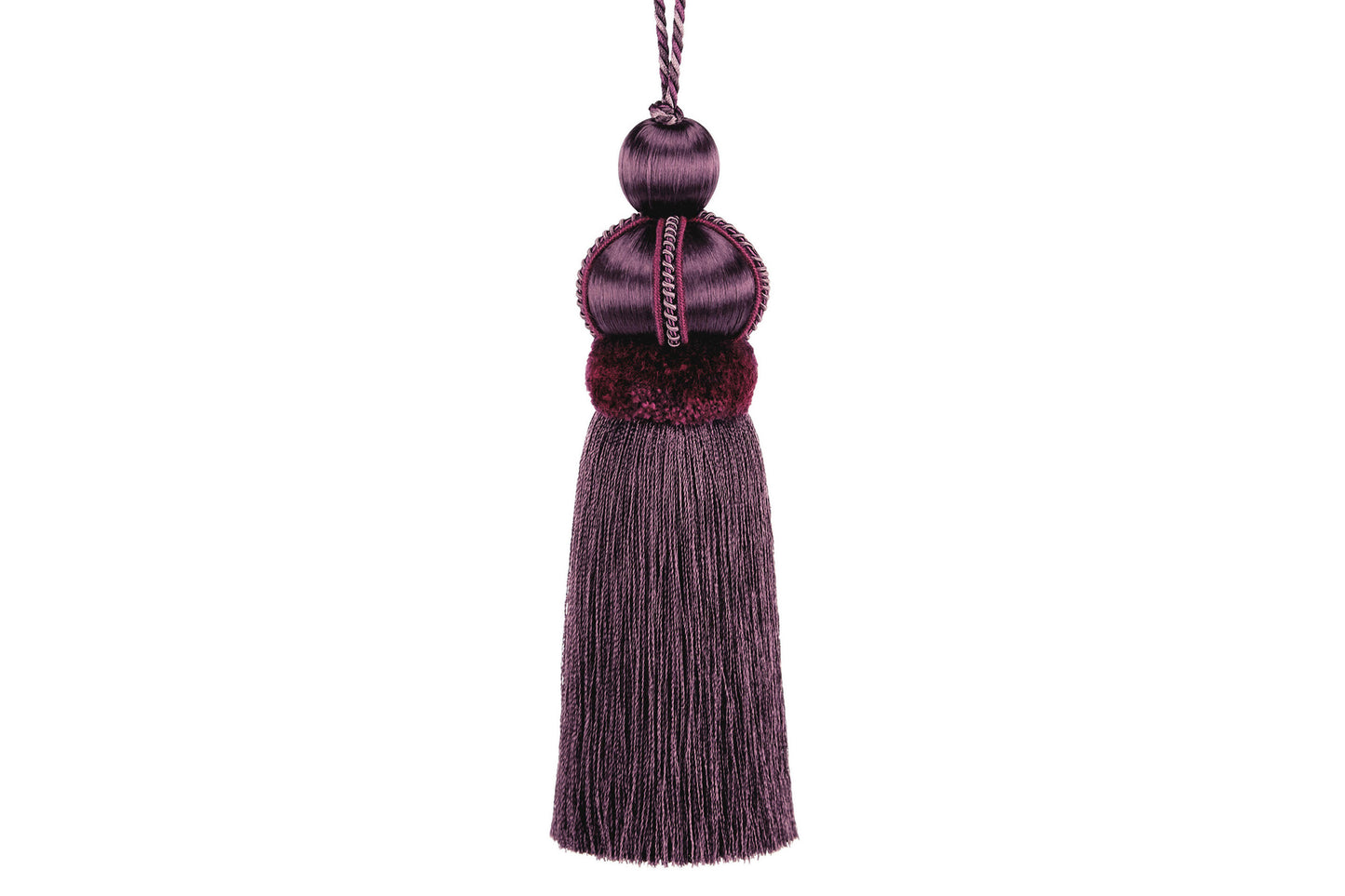 Hallis Antoinette Key Tassel - Mulberry