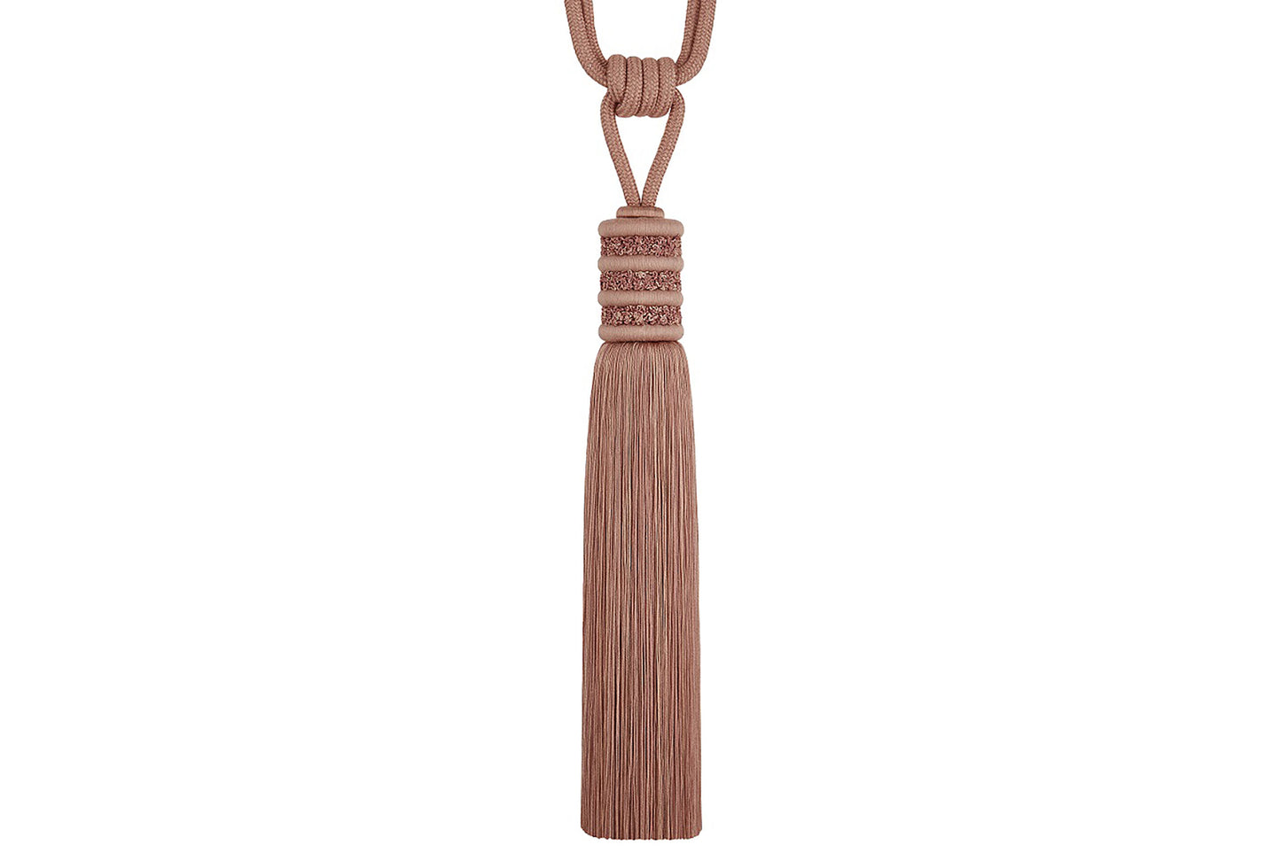 Hallis Opulent Tassel Tieback - Blush