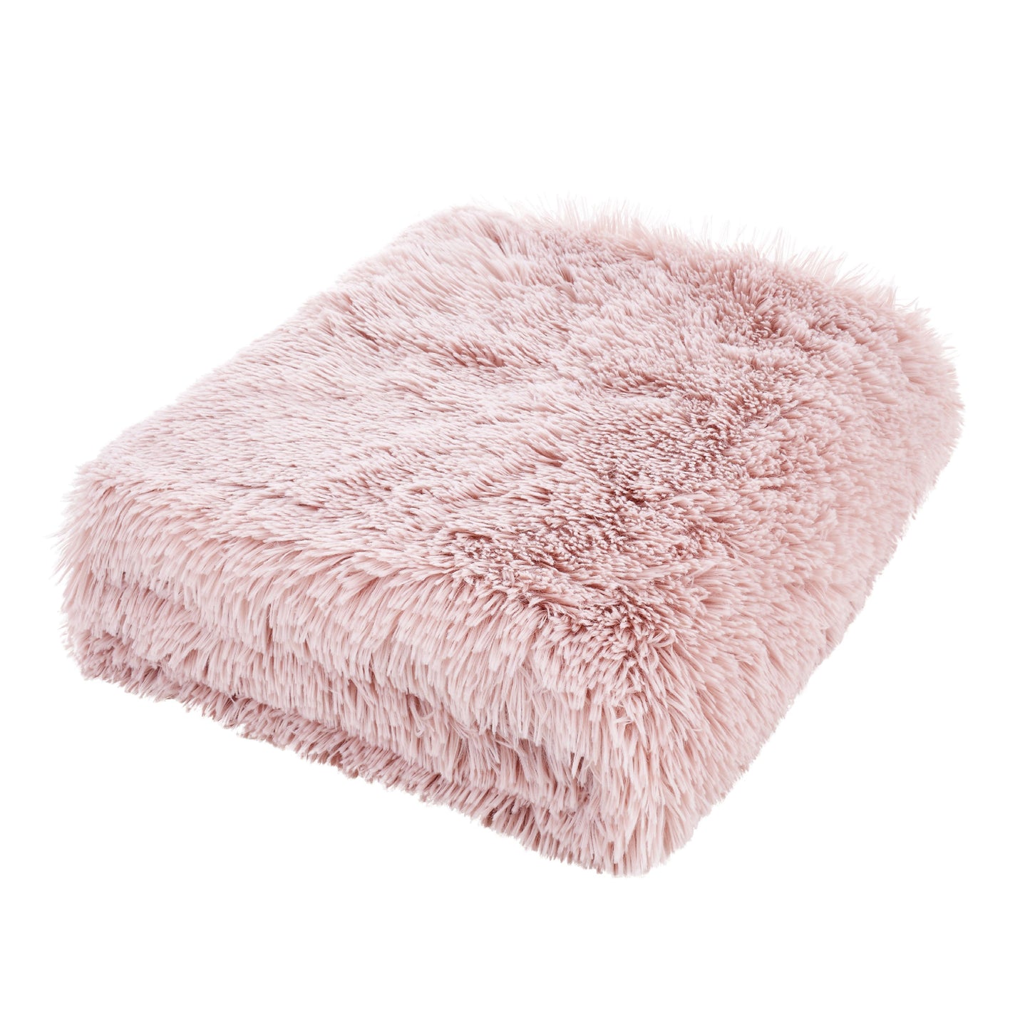 Catherine Lansfield Cuddly Throw - Blush