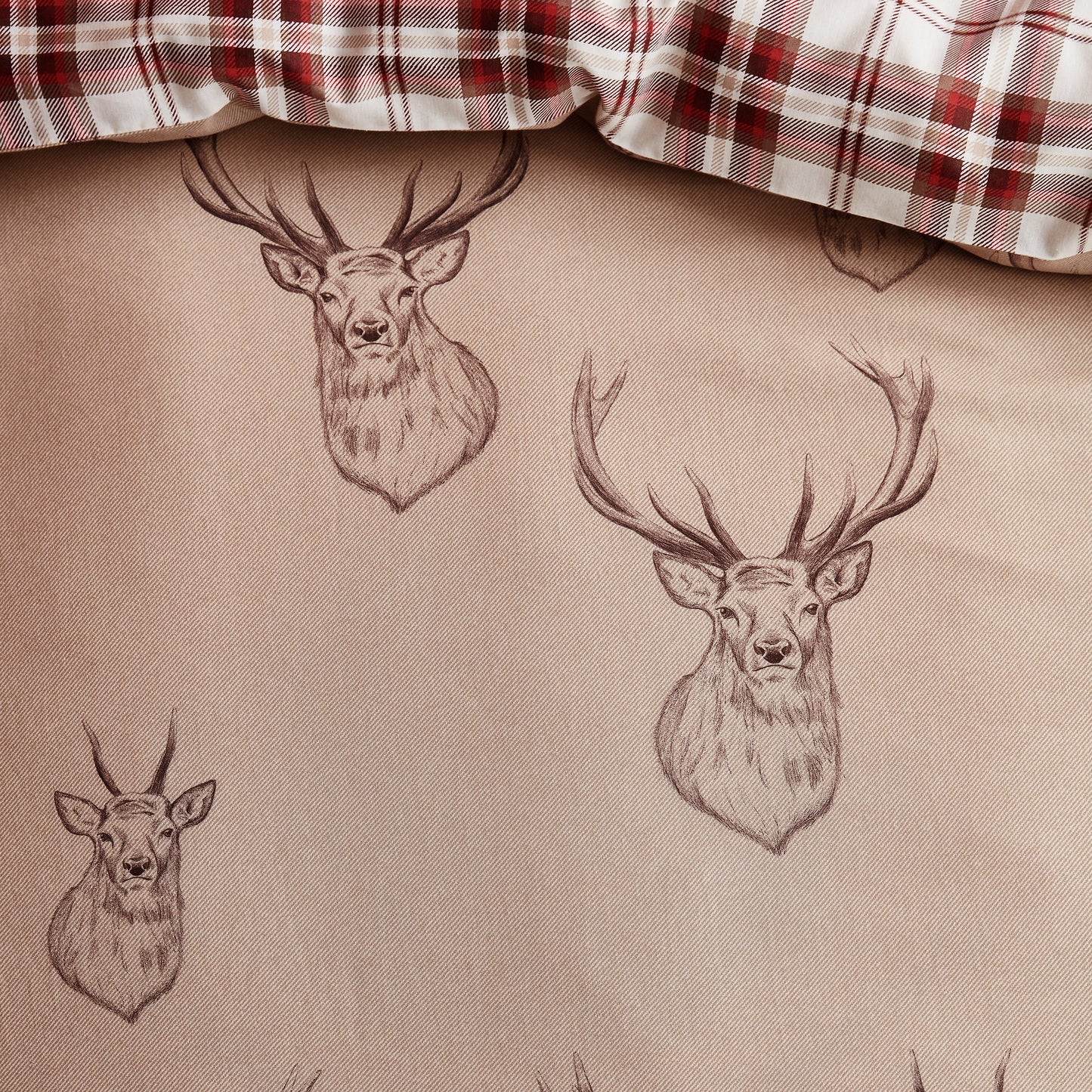 Catherine Lansfield Stag Duvet Cover Set - Multi