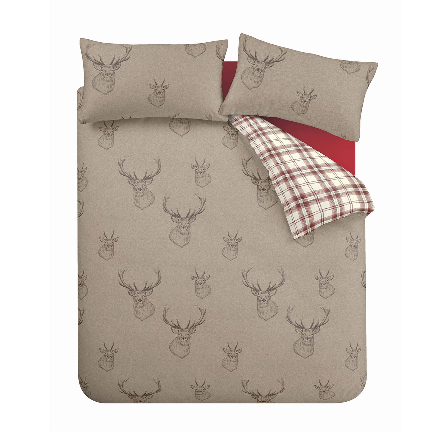 Catherine Lansfield Stag Duvet Cover Set - Multi