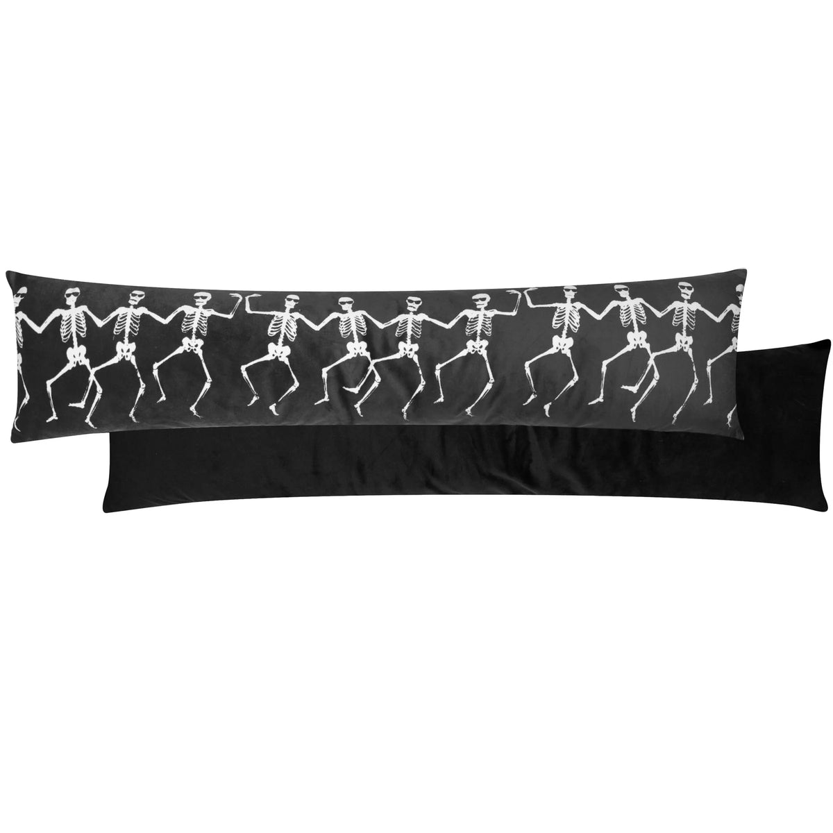 Evans Lichfield Skeletons Draught Excluder - Black