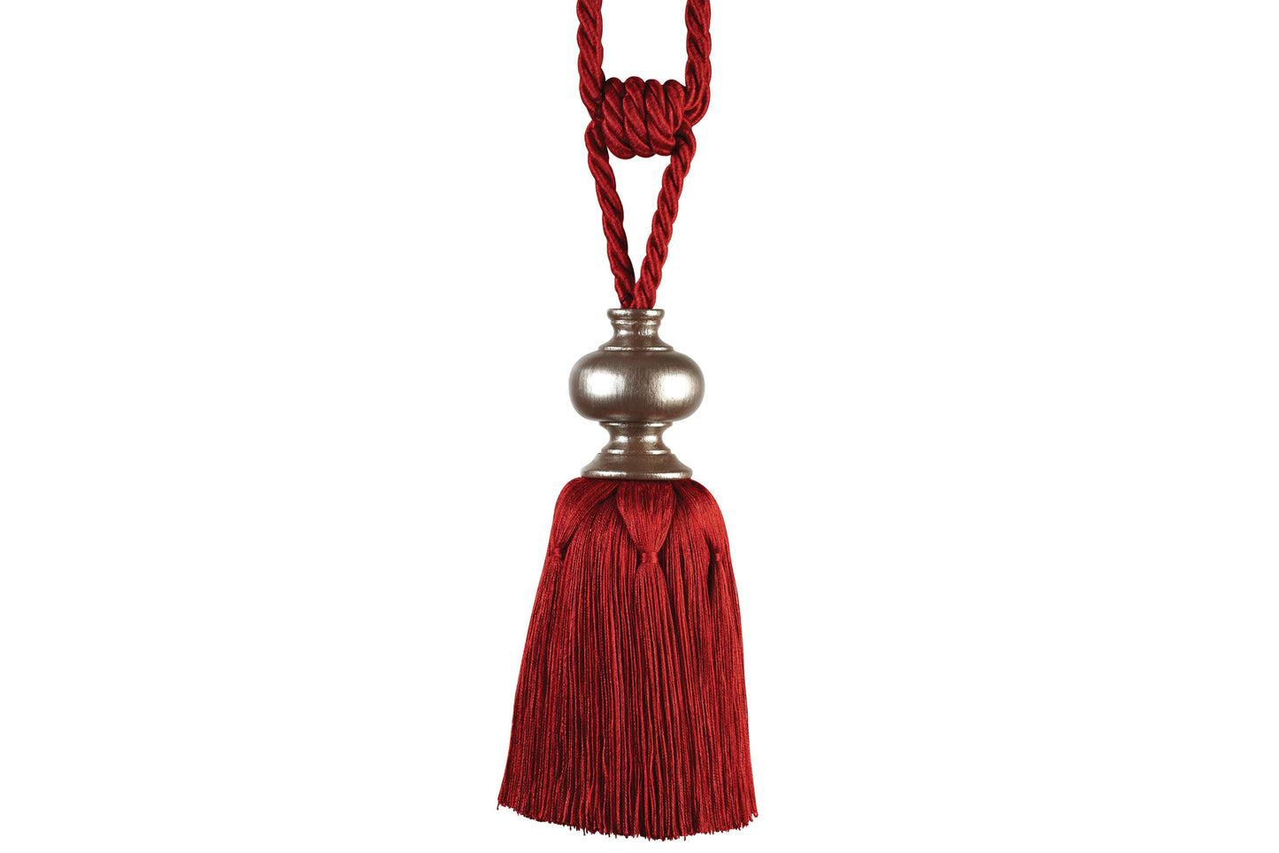 Hallis Cache Tassel Tieback - Red
