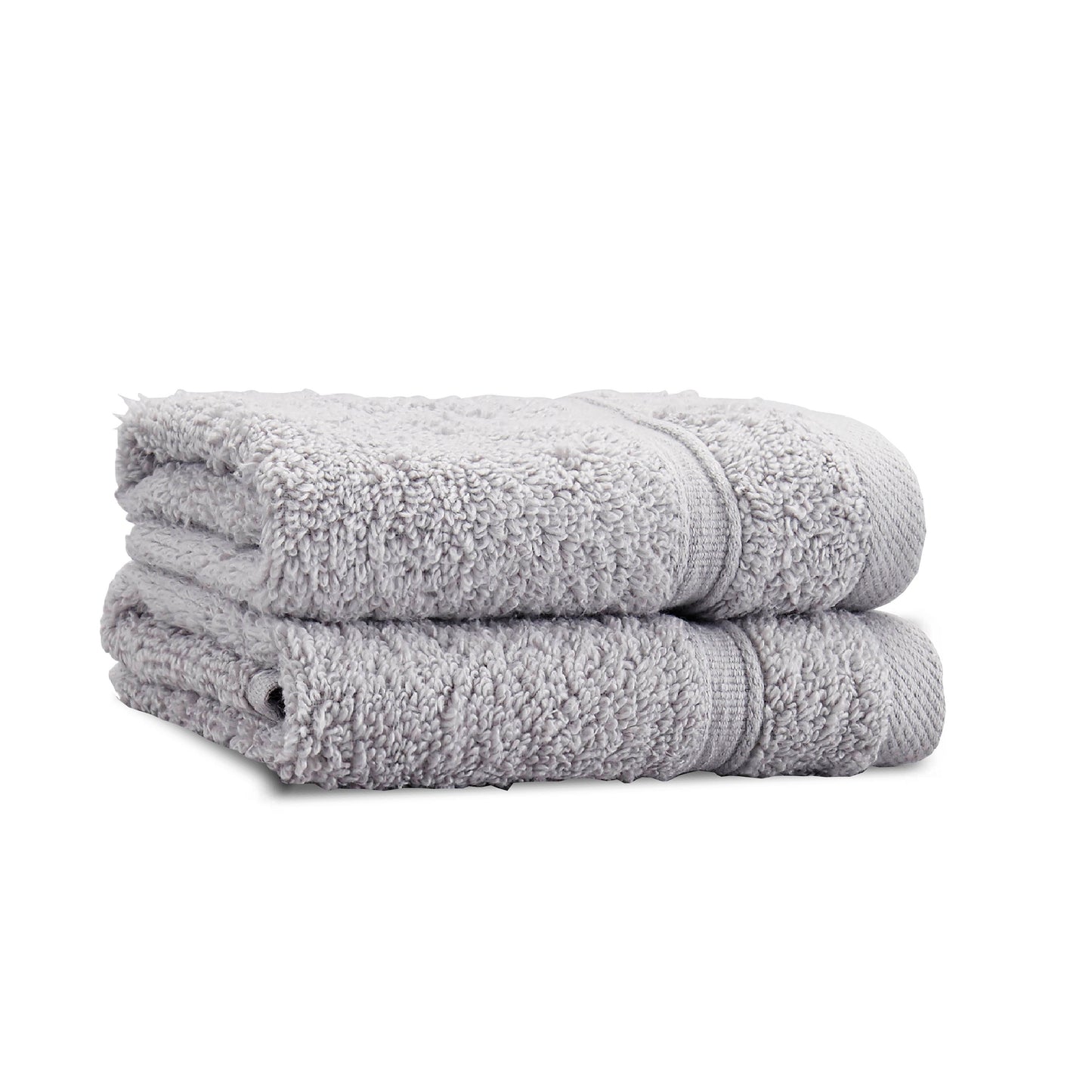 Catherine Lansfield Zero Twist Bath Towels - Silver