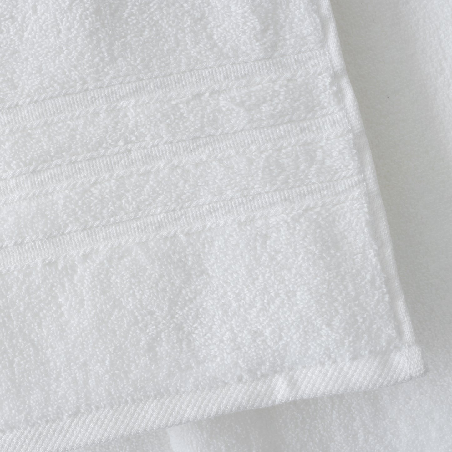 Catherine Lansfield Zero Twist Bath Towels - White