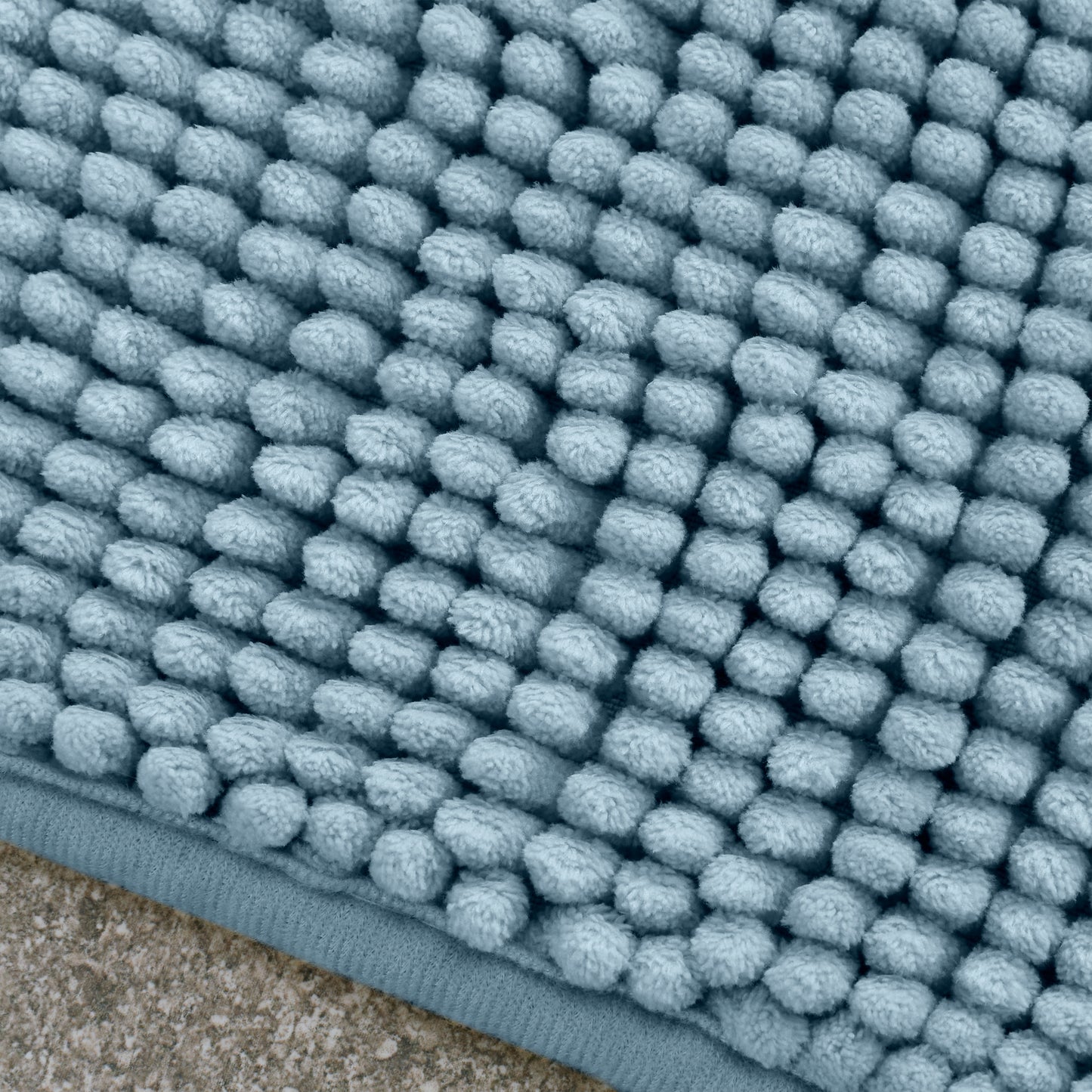 Catherine Lansfield Bobble Bath Mat - Blue