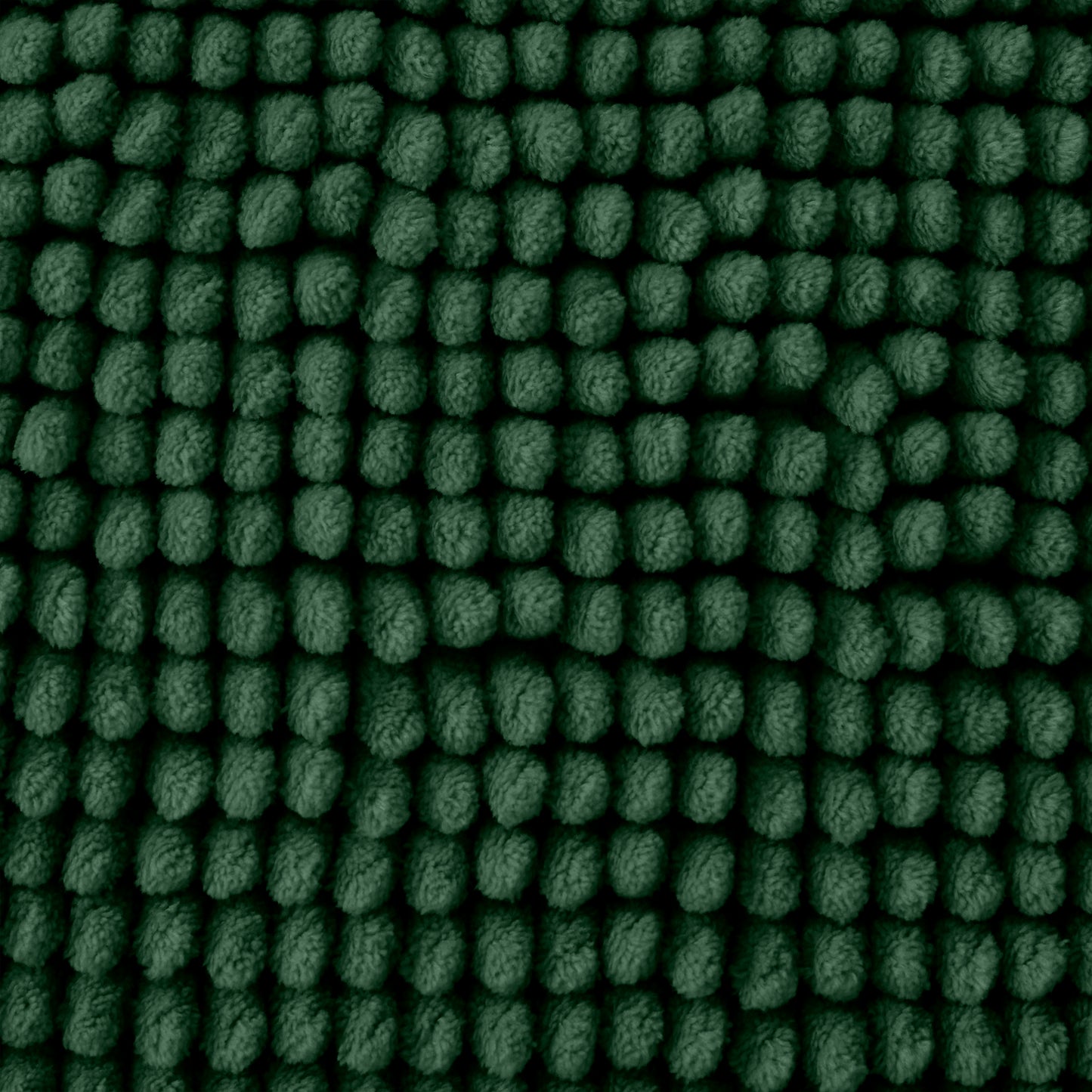 Catherine Lansfield Bobble Bath Mat - Dark Green