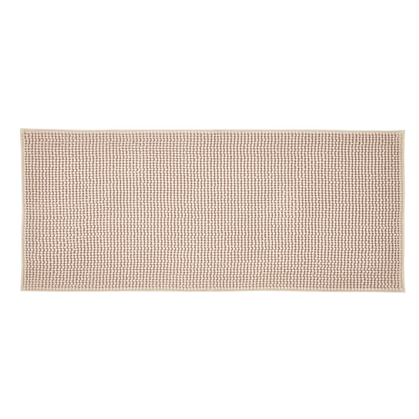 Catherine Lansfield Extra Long Bobble Bath Mat - Natural