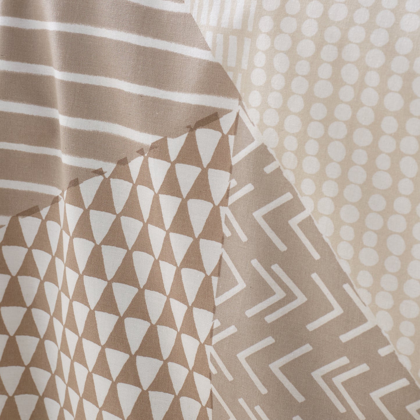 Catherine Lansfield Larsson Geo Duvet Cover Set - Natural