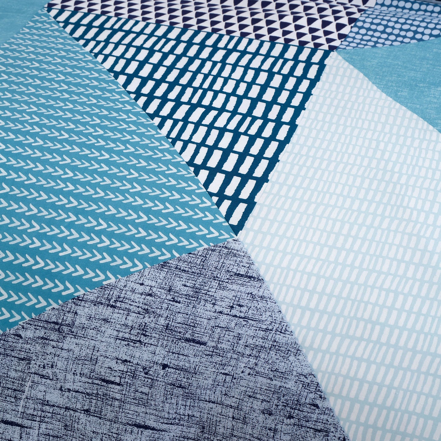Catherine Lansfield Larsson Geo Duvet Cover Set - Teal