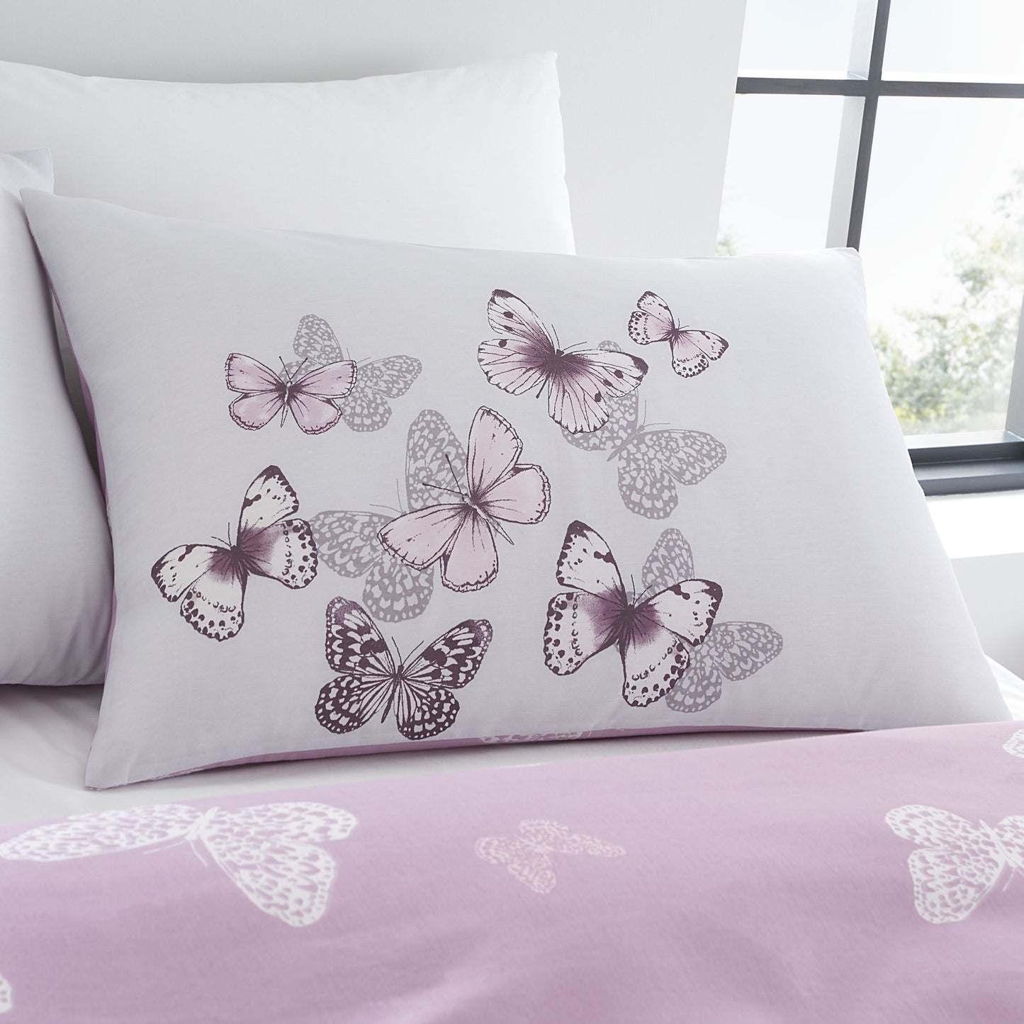 Catherine Lansfield Scatter Butterfly Duvet Cover Set