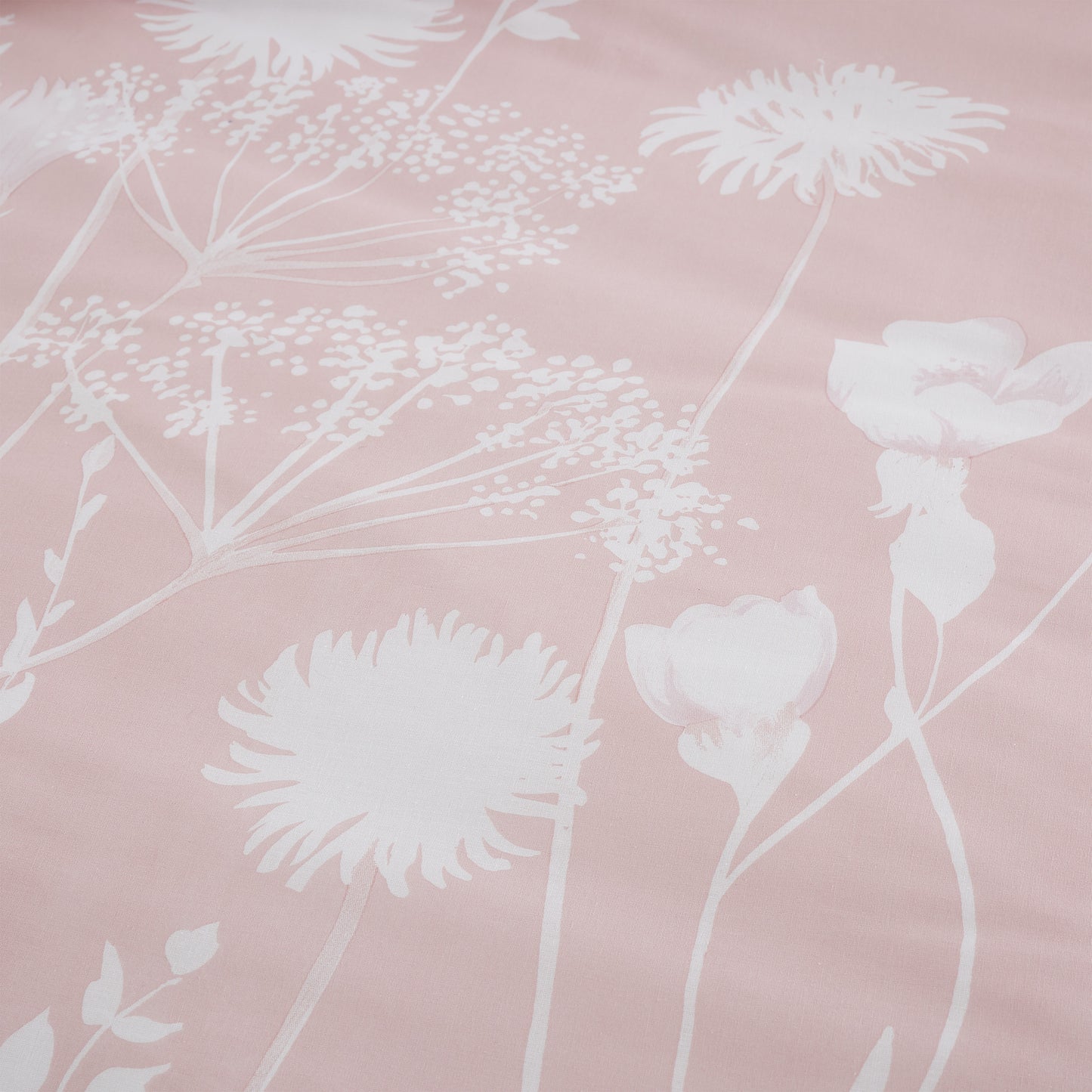 Catherine Lansfield Meadowsweet Floral Duvet Cover Set - Blush