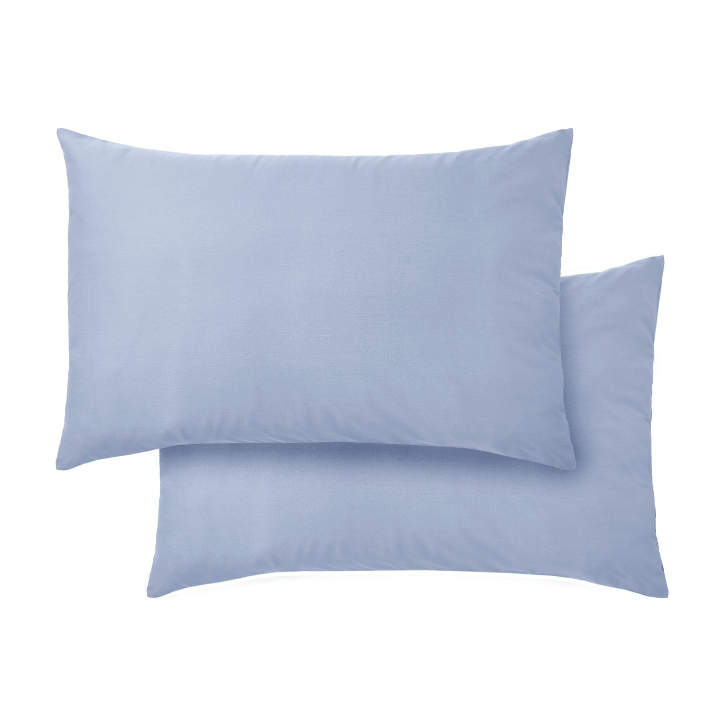Bianca 400TC Cotton Sateen Fitted Sheet - Blue