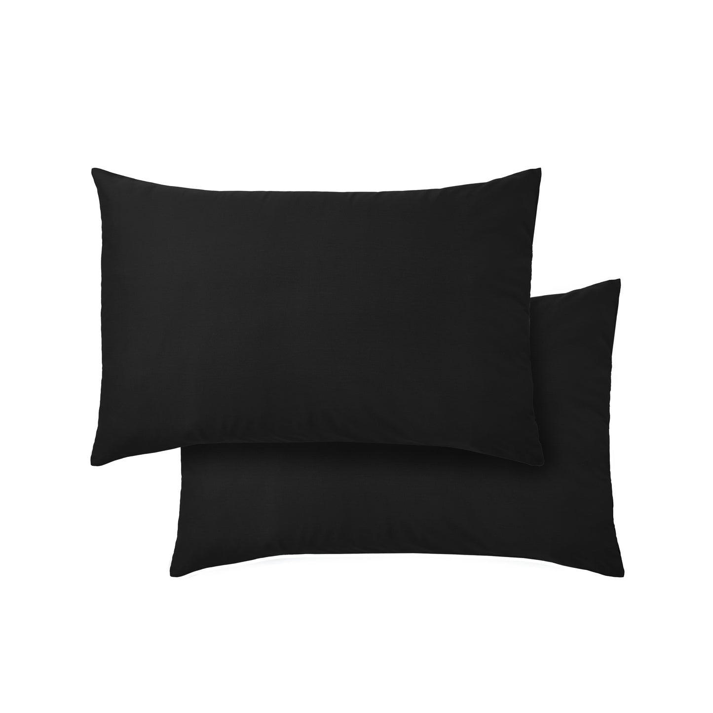 Bianca 400TC Cotton Sateen Fitted Sheet - Black