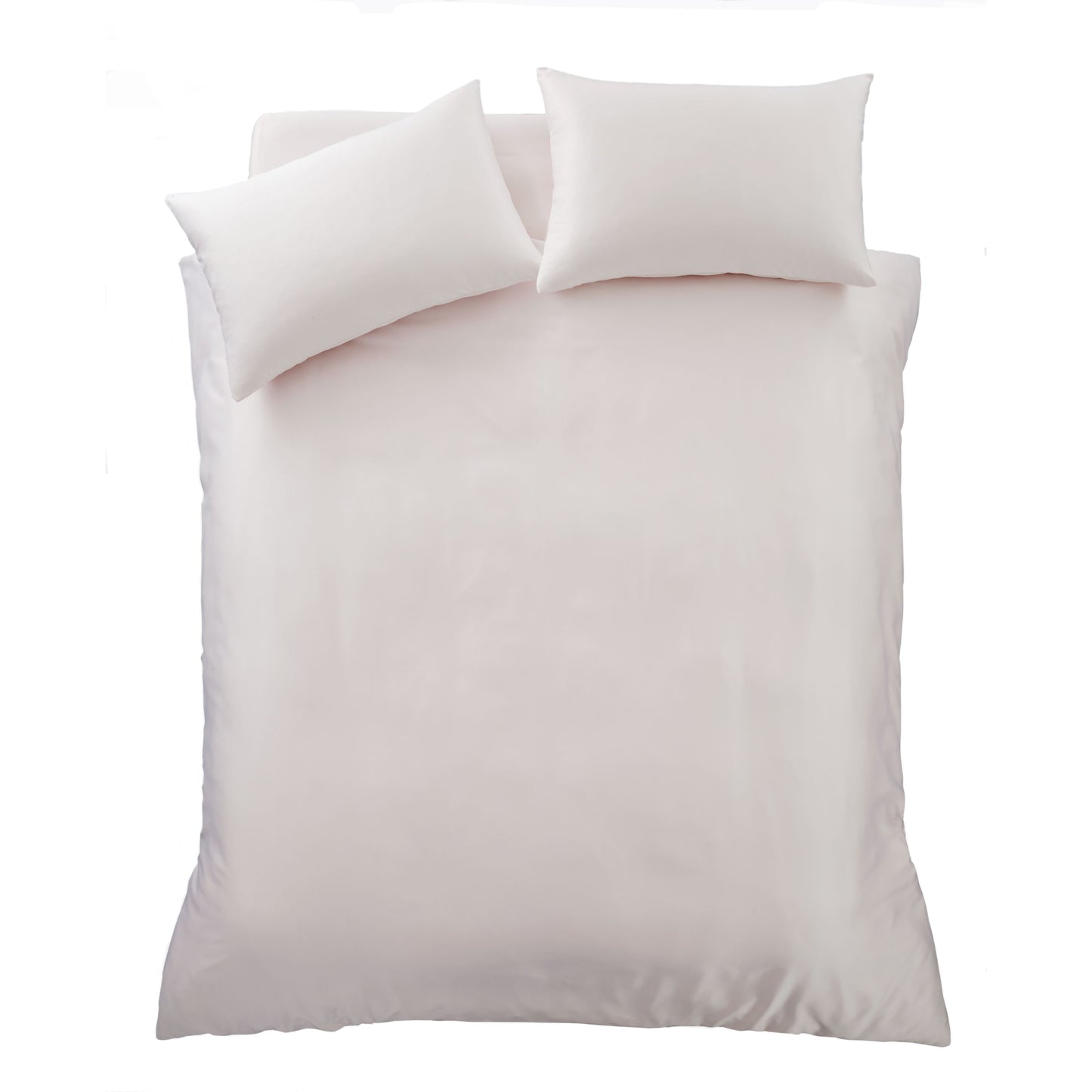 Catherine Lansfield Silky Soft Satin Duvet Cover Set - Blush
