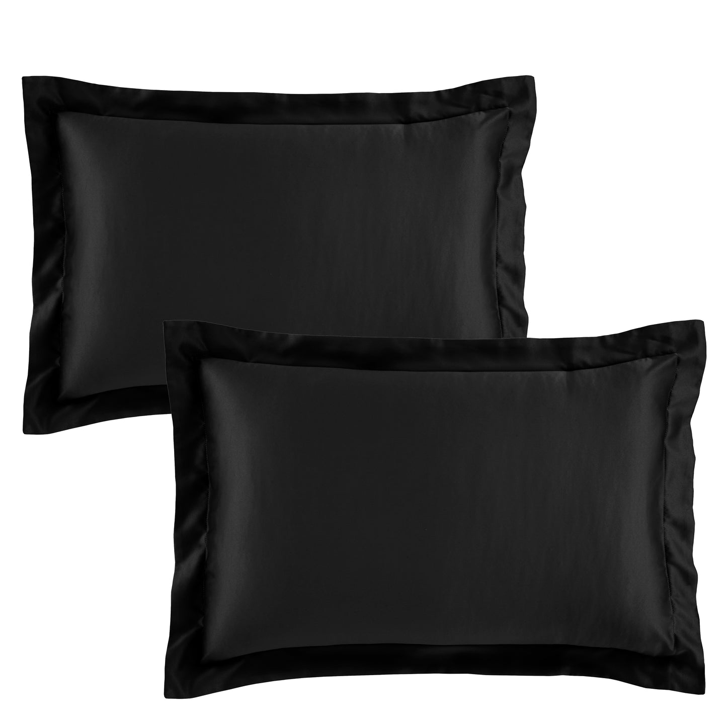Catherine Lansfield Silky Soft Satin Fitted Sheet - Black